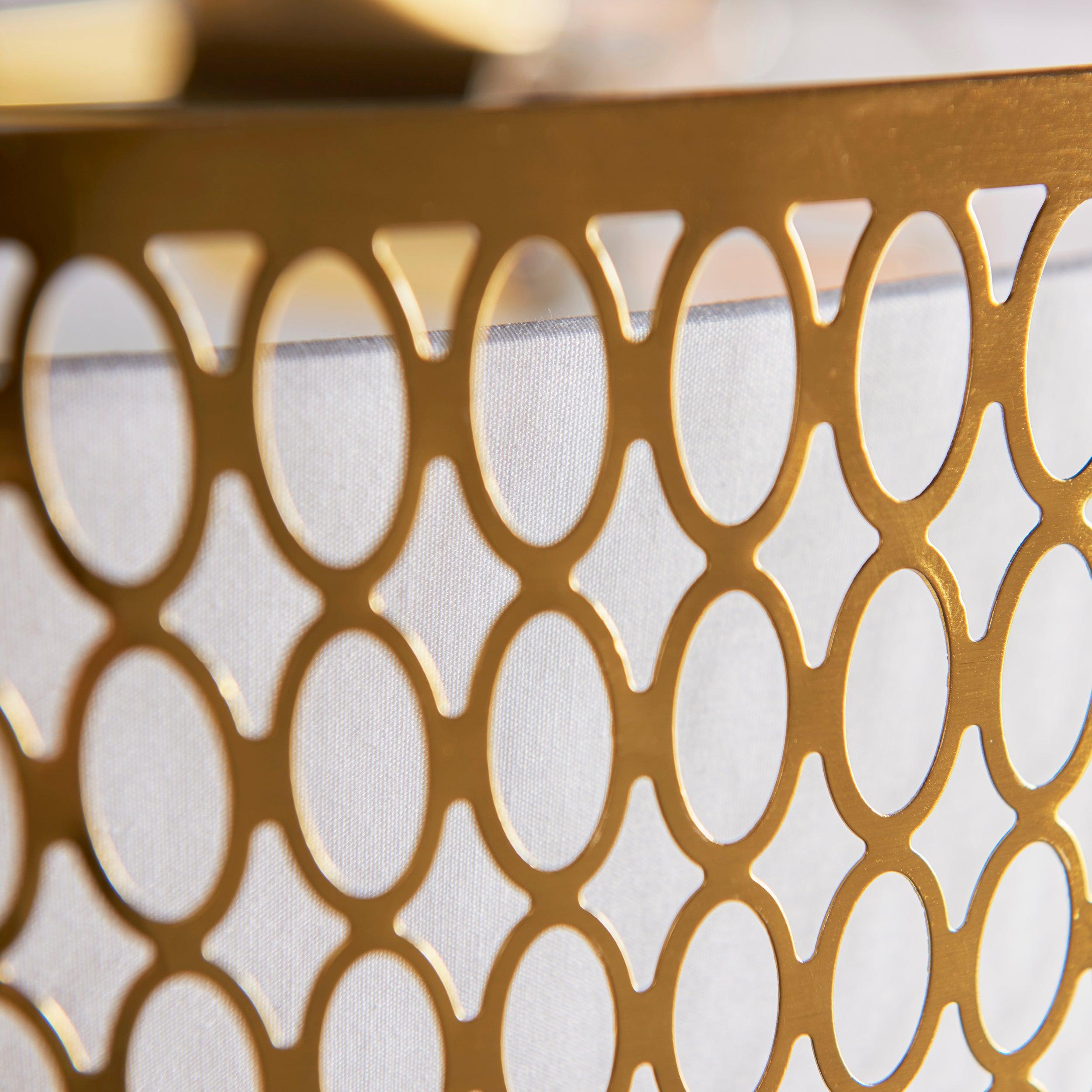 Endon Cordero 5 Light Gold Grand Ceiling Pendant