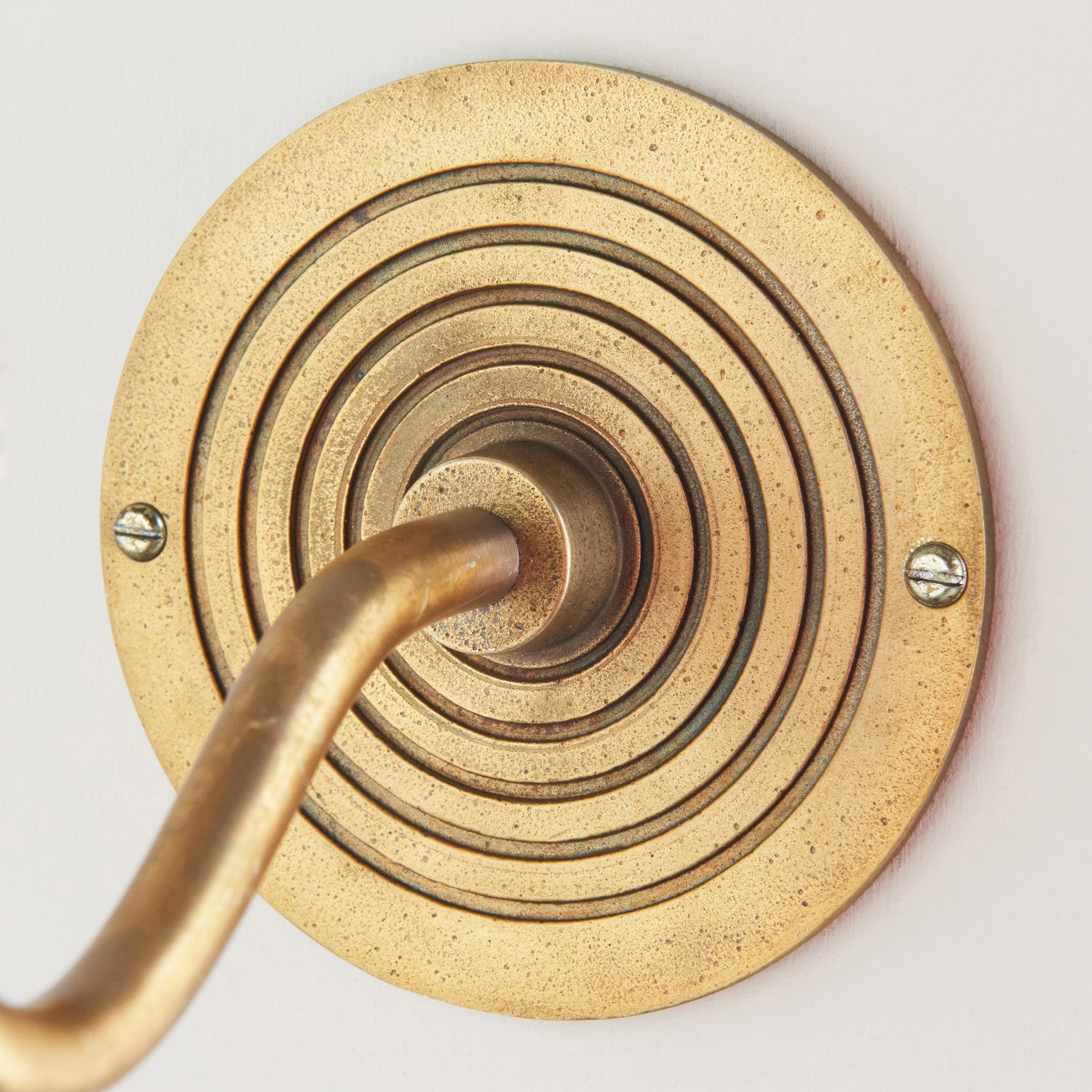 Ripple Curve Brass Wall Fitting