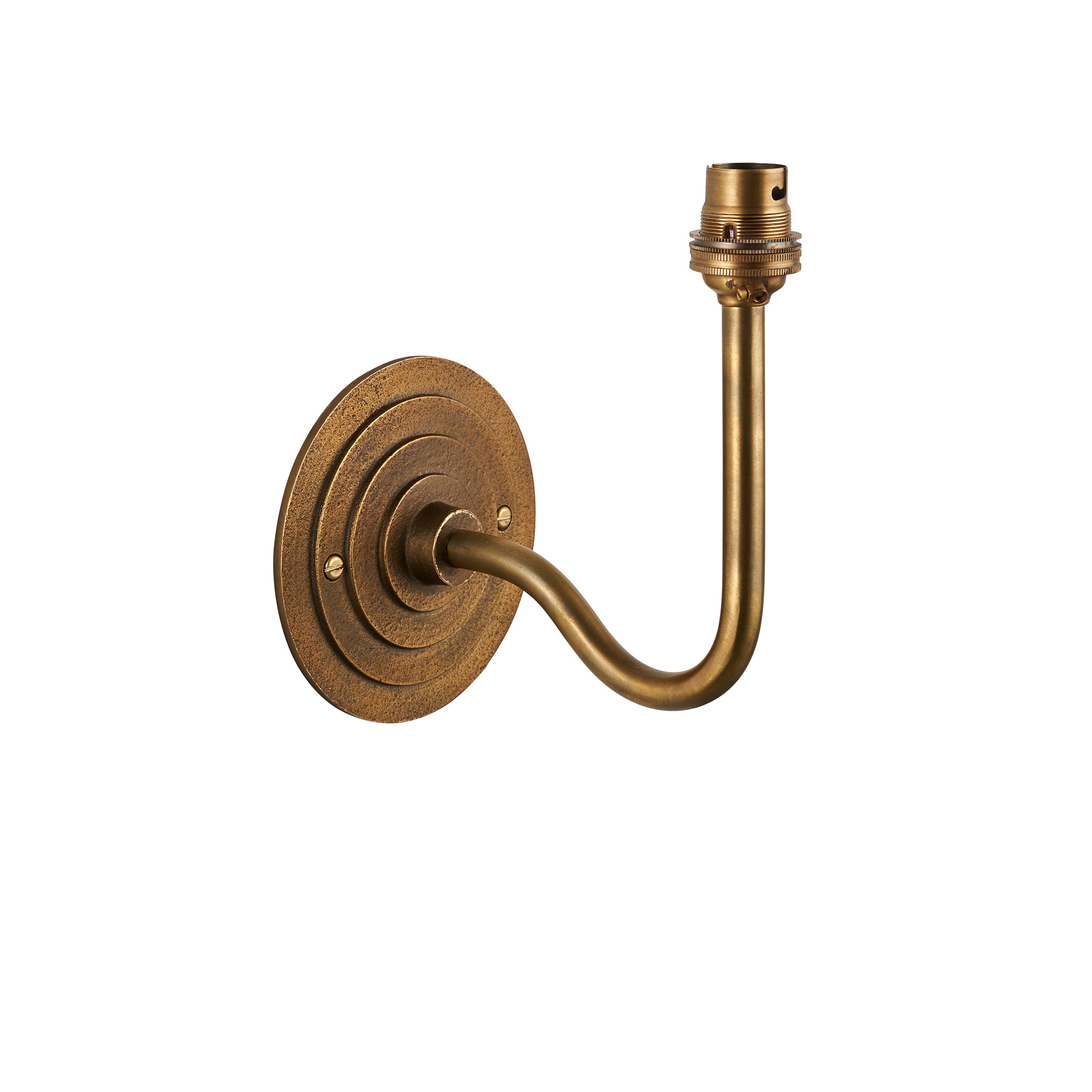 Halo Swan Brass Wall Fitting 113602 by Endon Lighting