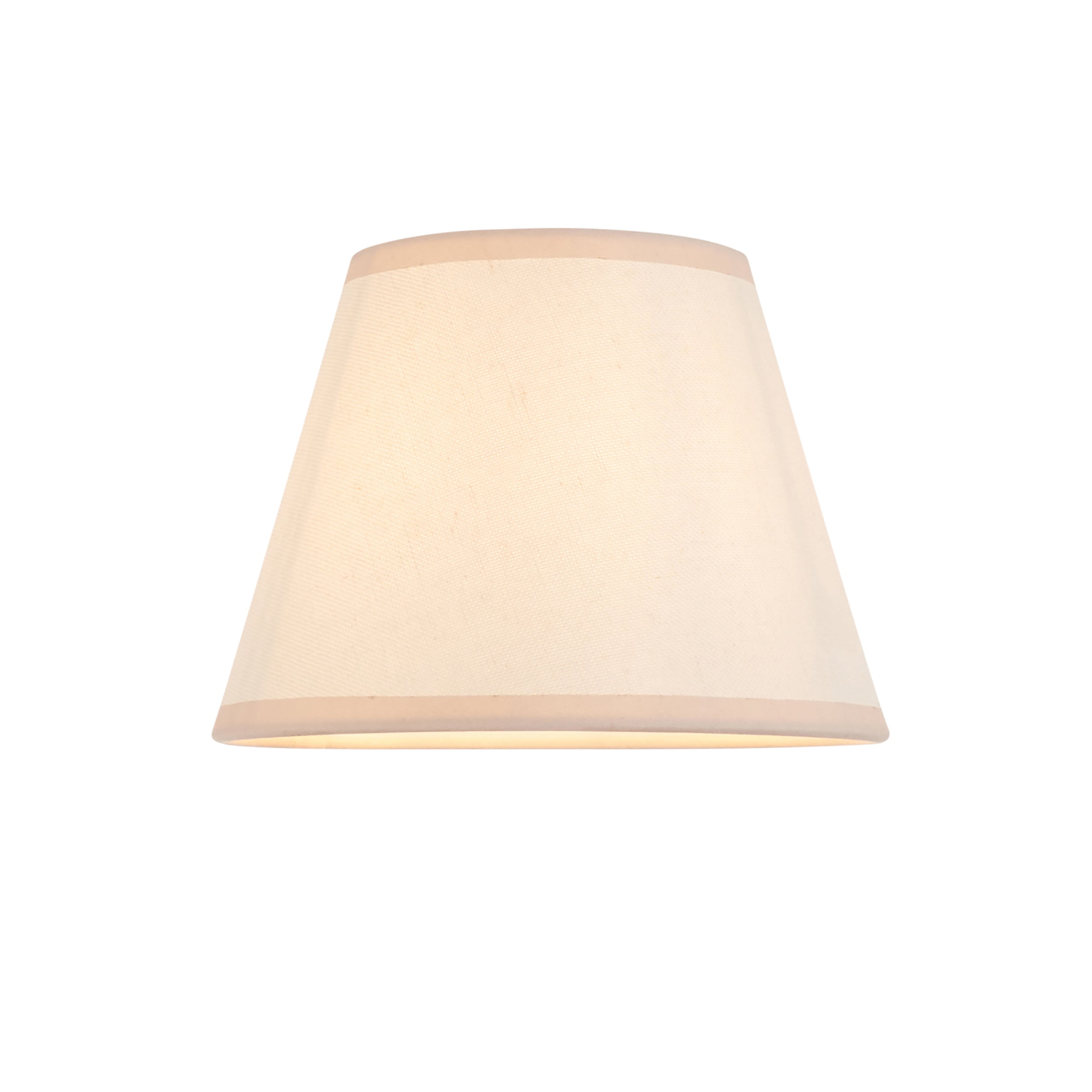 Diamond Brass Tall Wall Light & White Ivy 20cm Shade