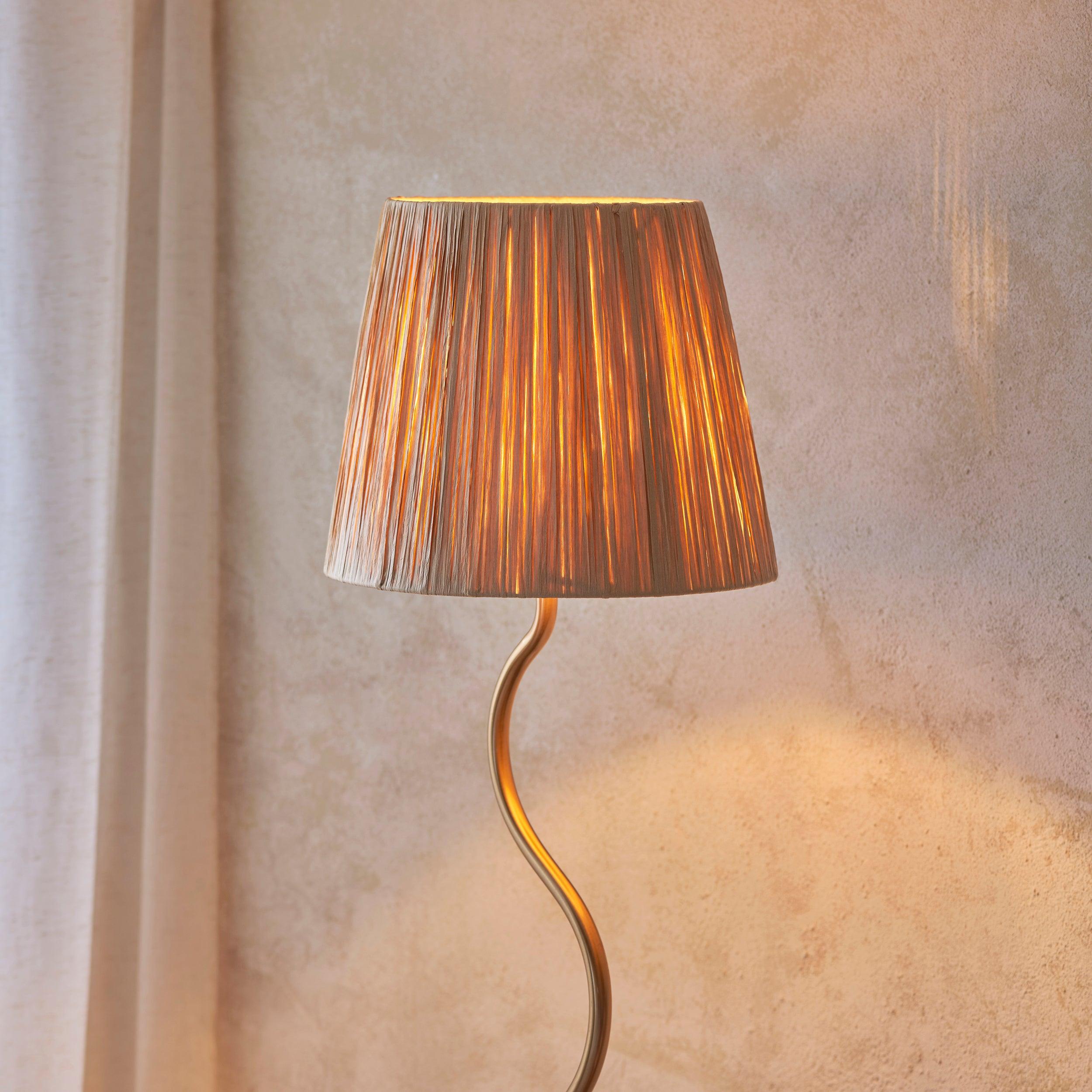 Wriggle Brass Floor Lamp