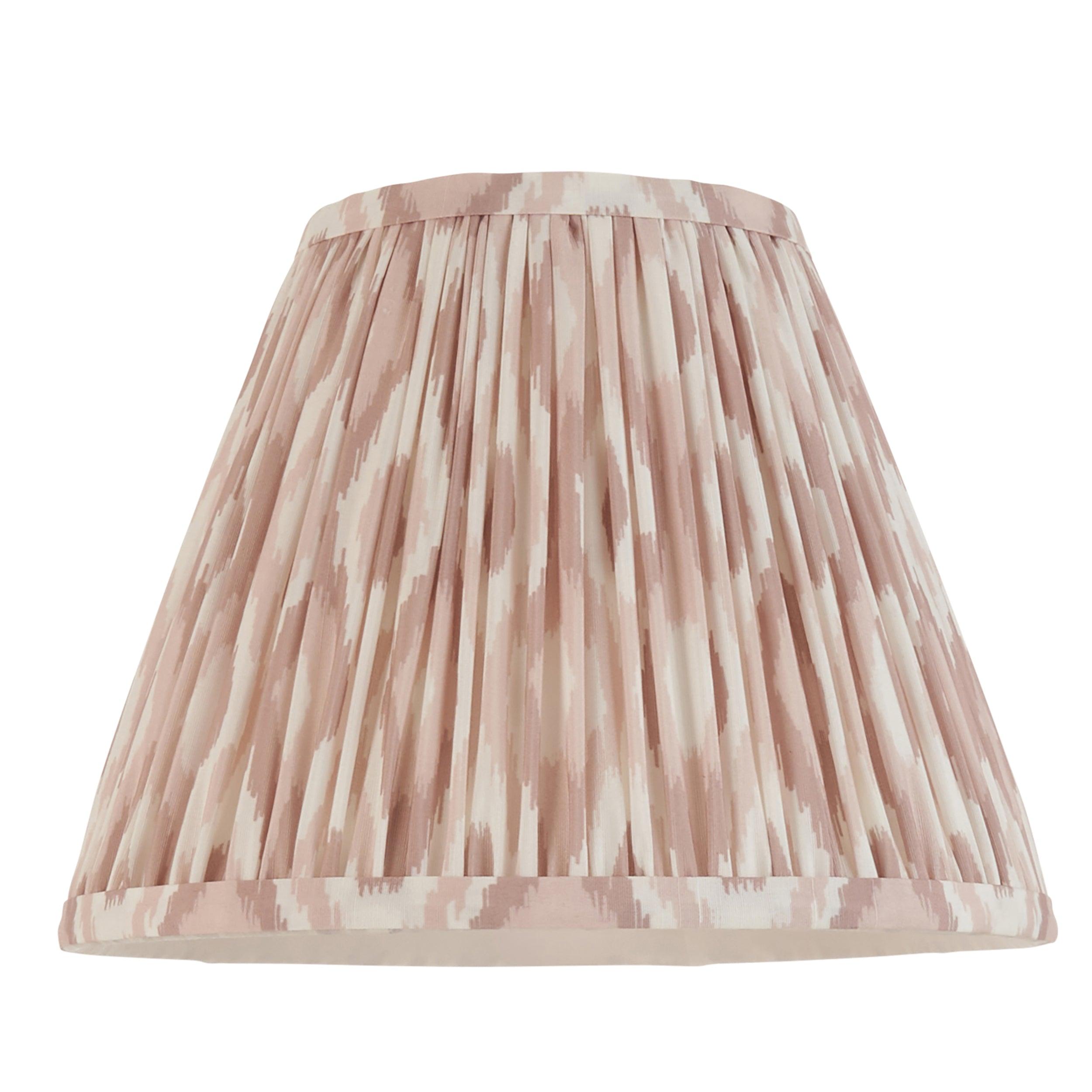 Higgledy Blue Table Lamp & Ikat 25cm Neutral Shade