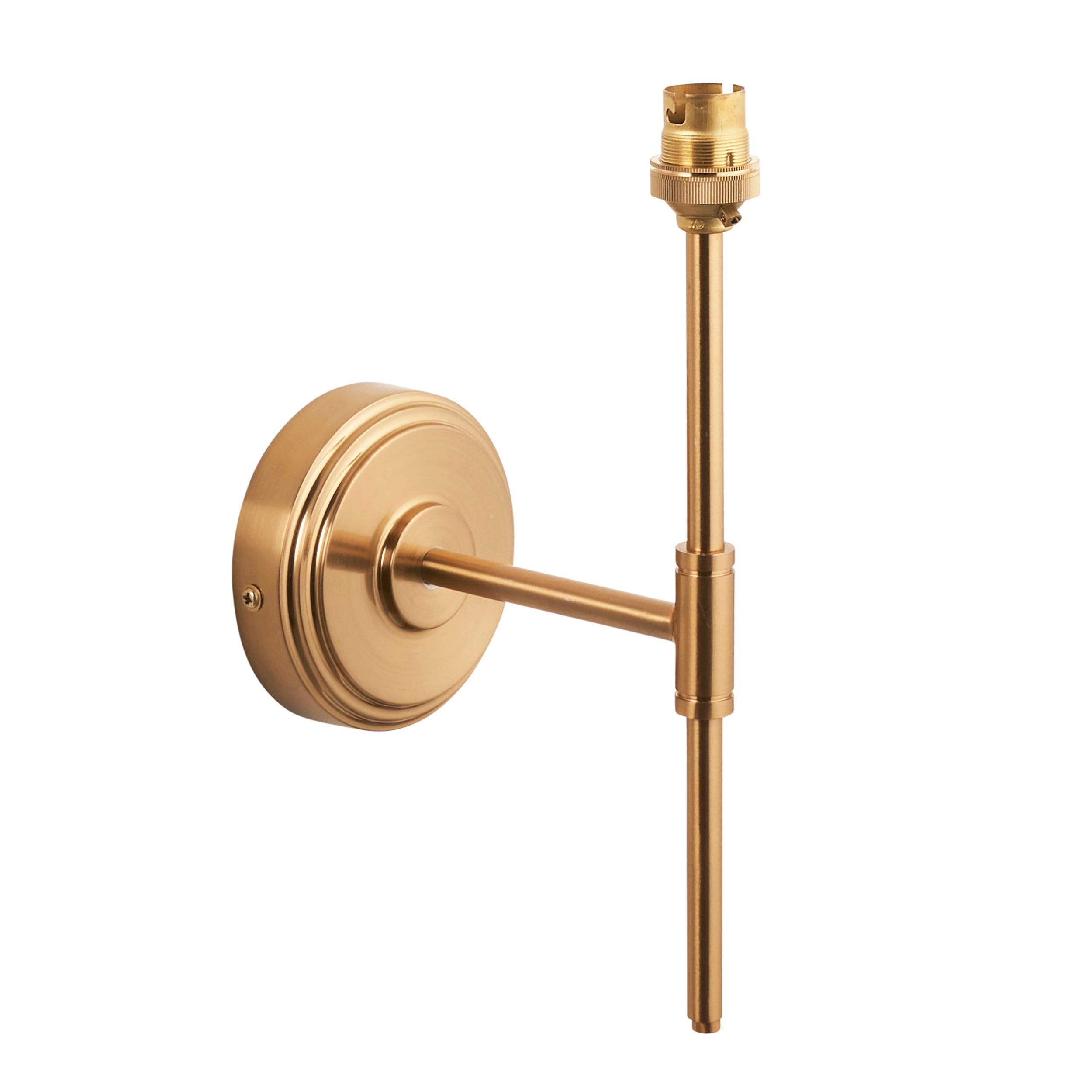 Step T Bar Brass Wall Light Fitting