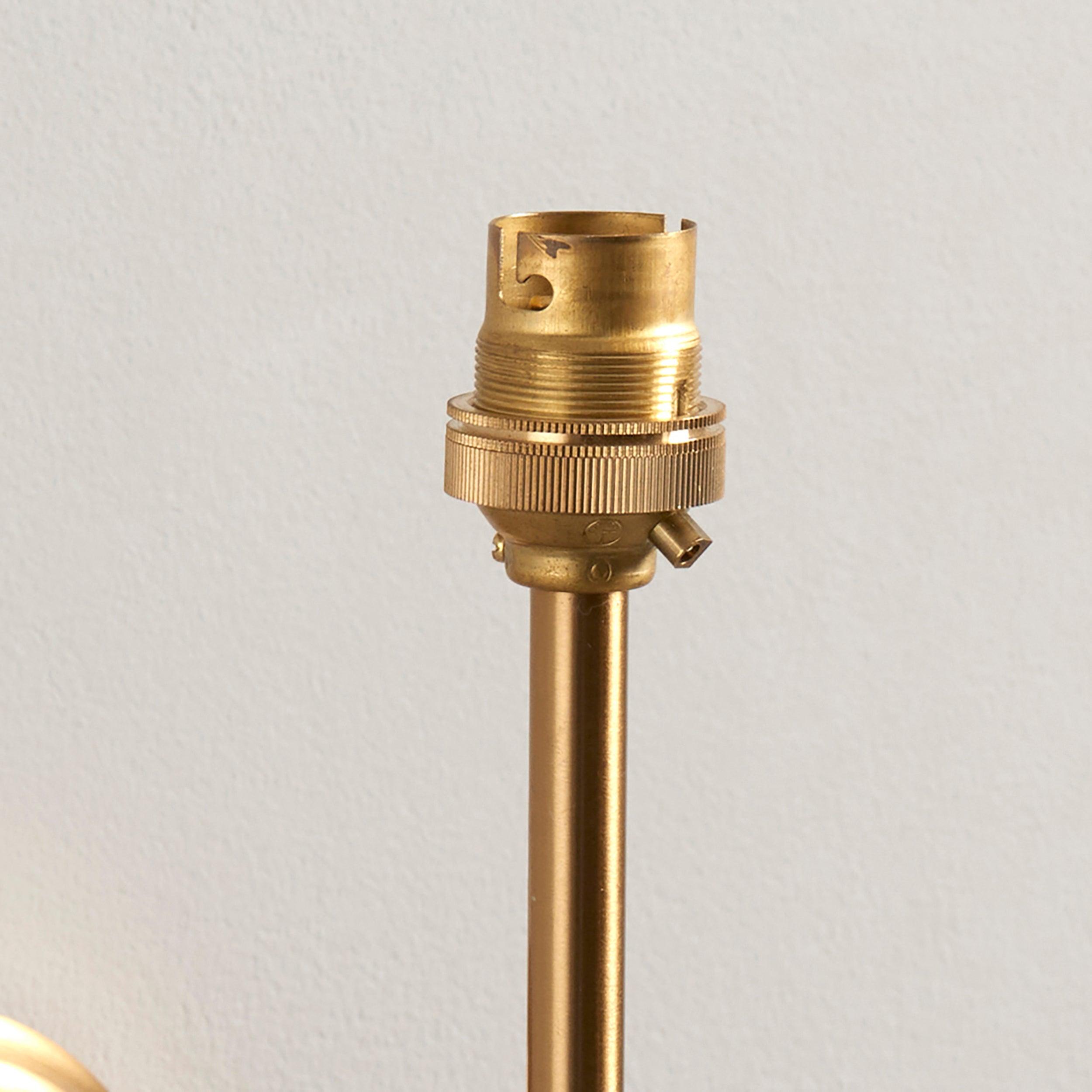 Step T Bar Brass Wall Light Fitting