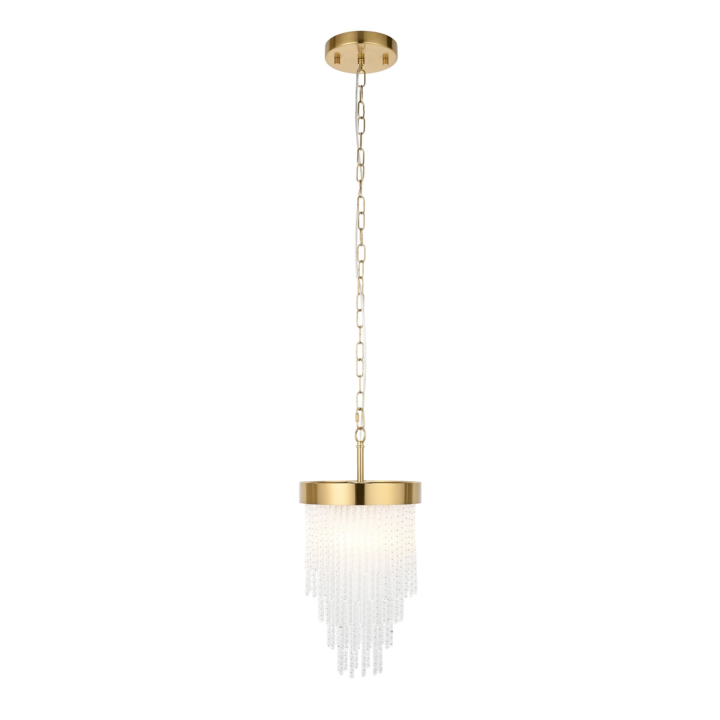 Anistoria Brass & Glass Rod Pendant-OPEN-BOX-50-200826
