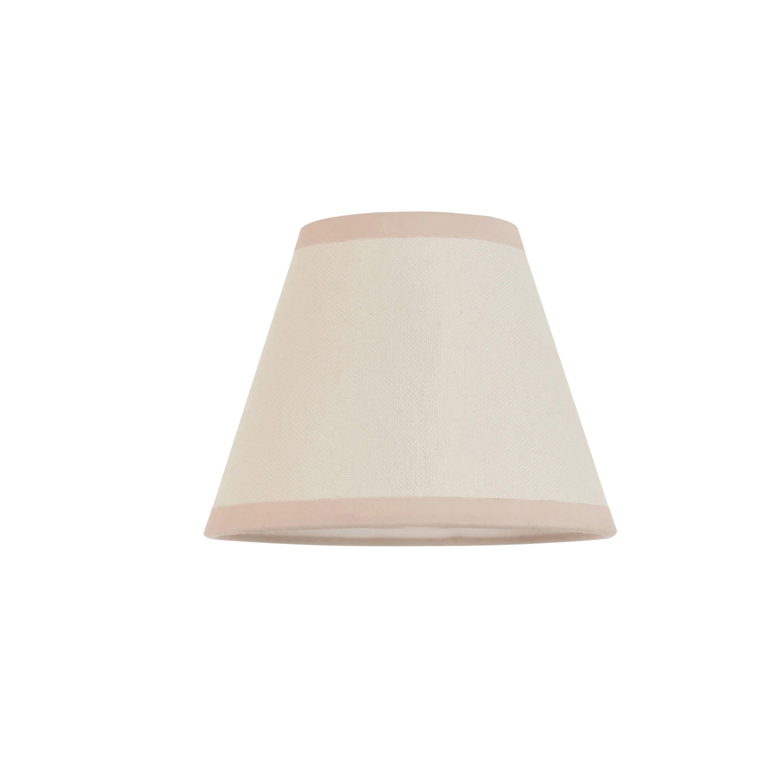 Obelisk T Bar Brass Wall Light & Ivy 16cm Vintage white Shade