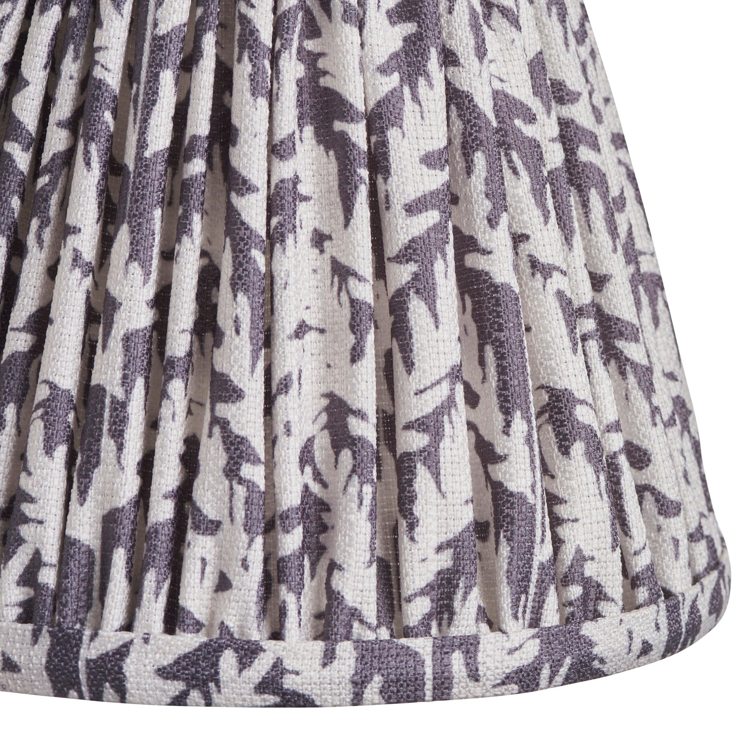 Obelisk Brass Wall Light Wing & Leaf 16cm Pearl Grey Shade