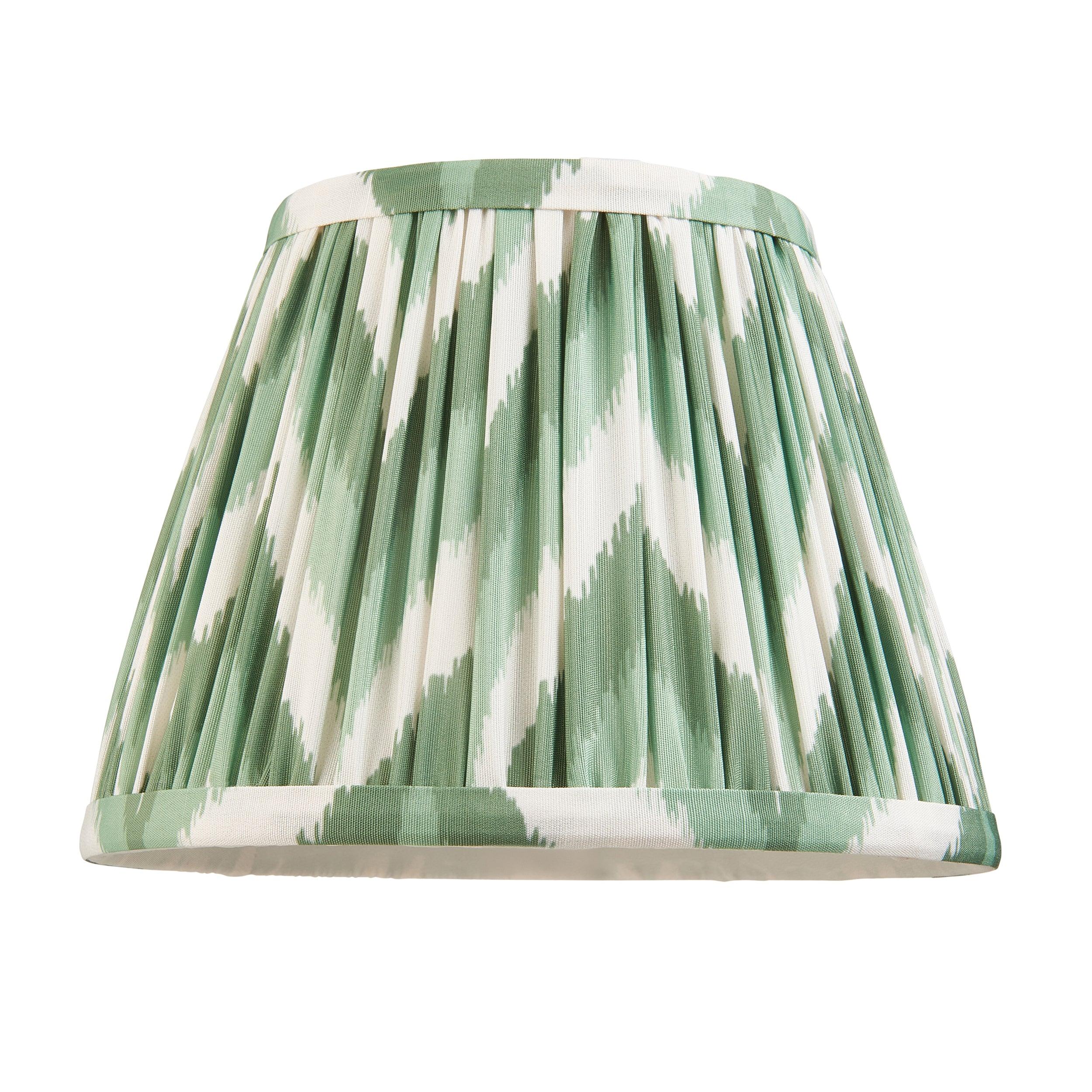 Bibury Green Table Lamp & Zigzag 20cm Cotswold Green Shade