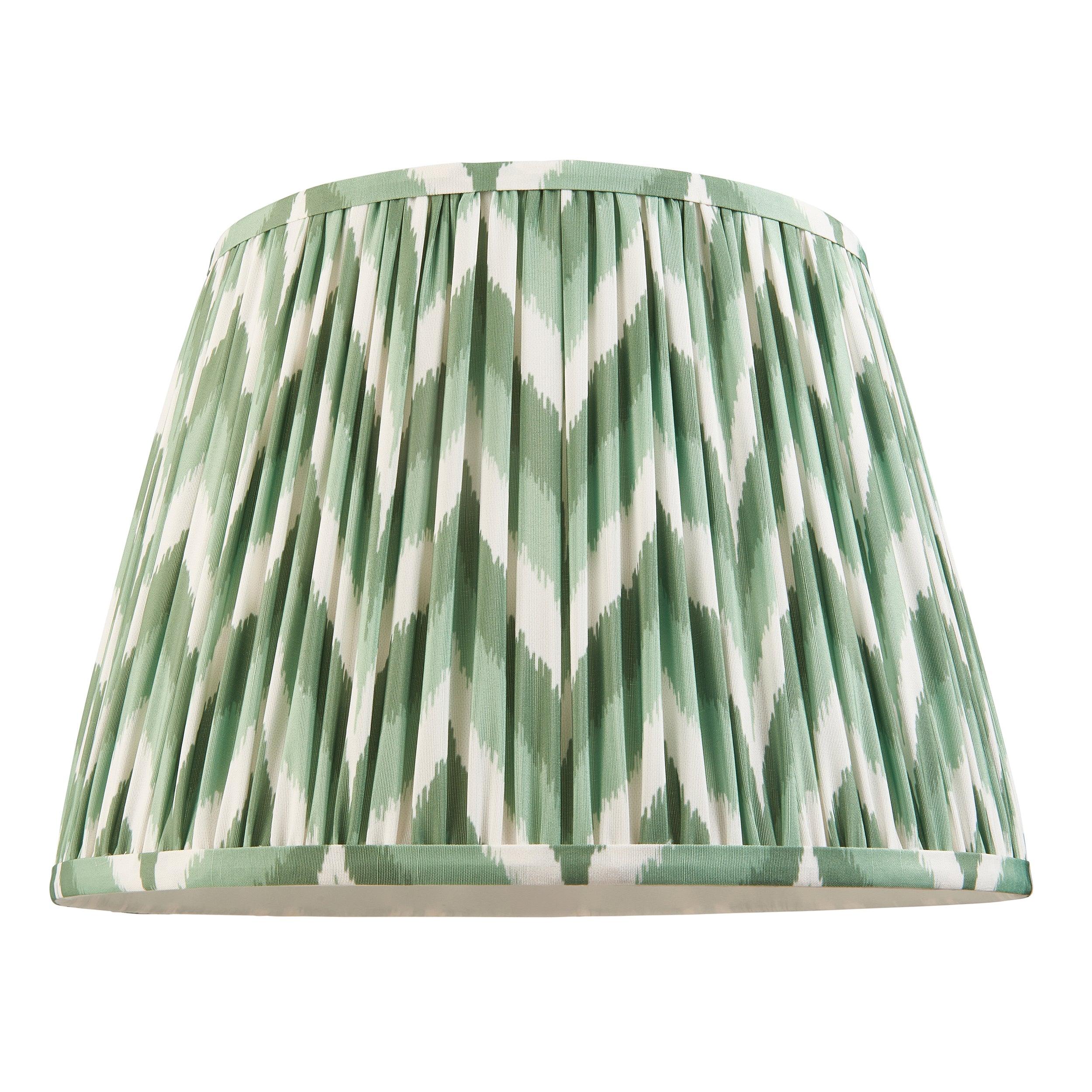 Higgledy Green Floor Lamp & Zigzag 35cm Cotswold Green Shade
