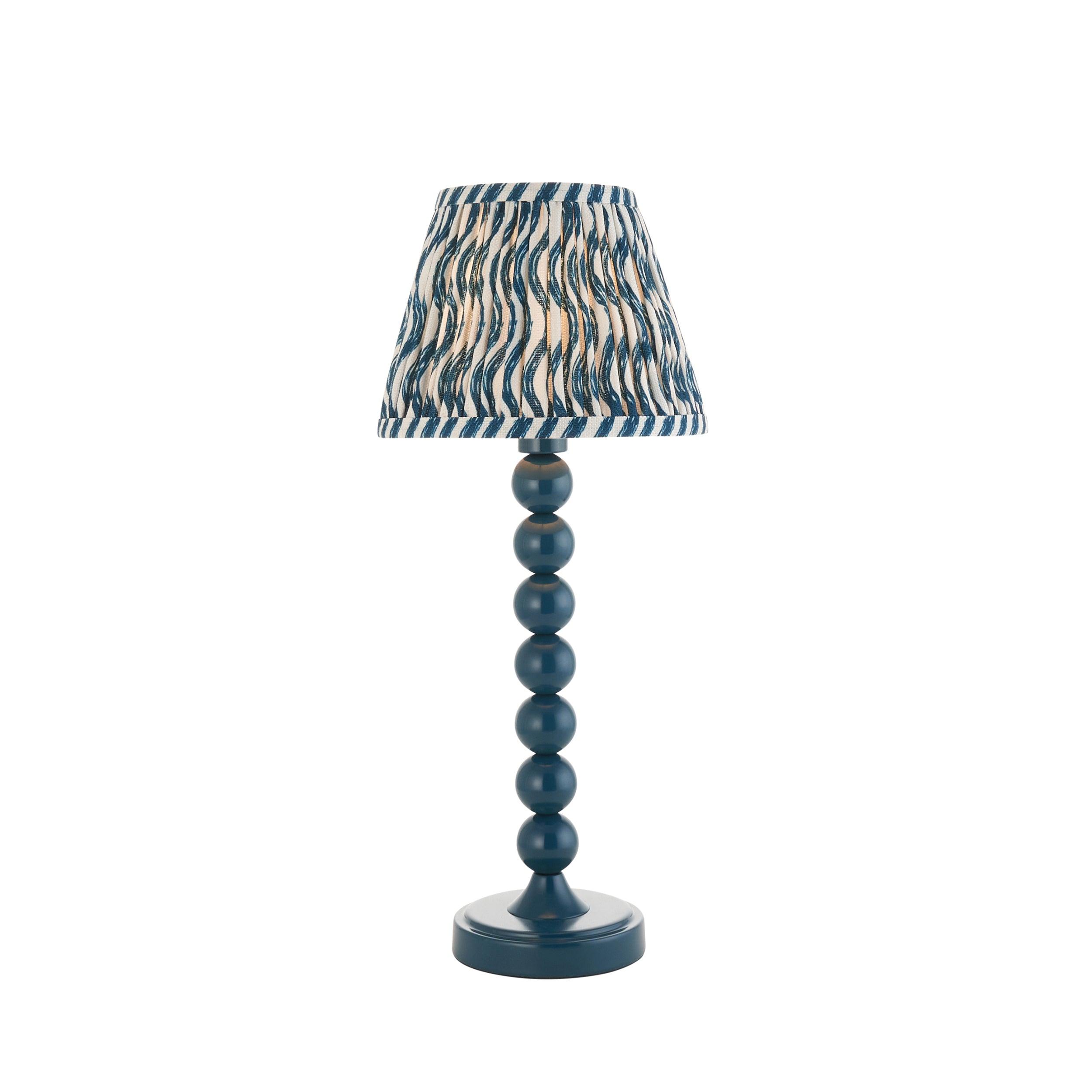 Higgledy Blue Table Lamp & Ripple 20cm Marlin Blue Shade