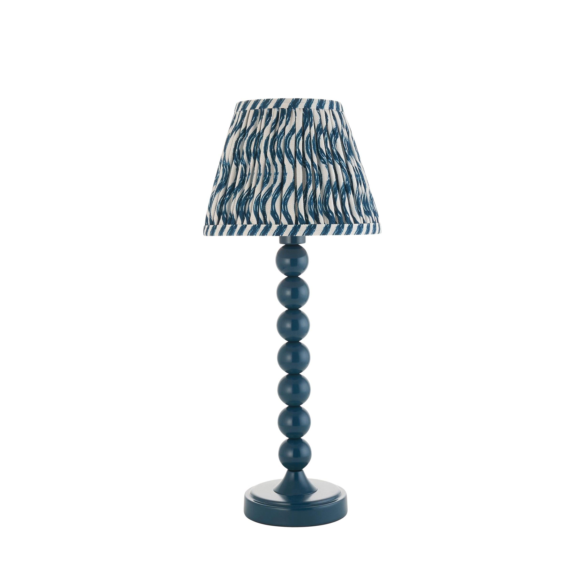 Higgledy Blue Table Lamp & Ripple 20cm Marlin Blue Shade