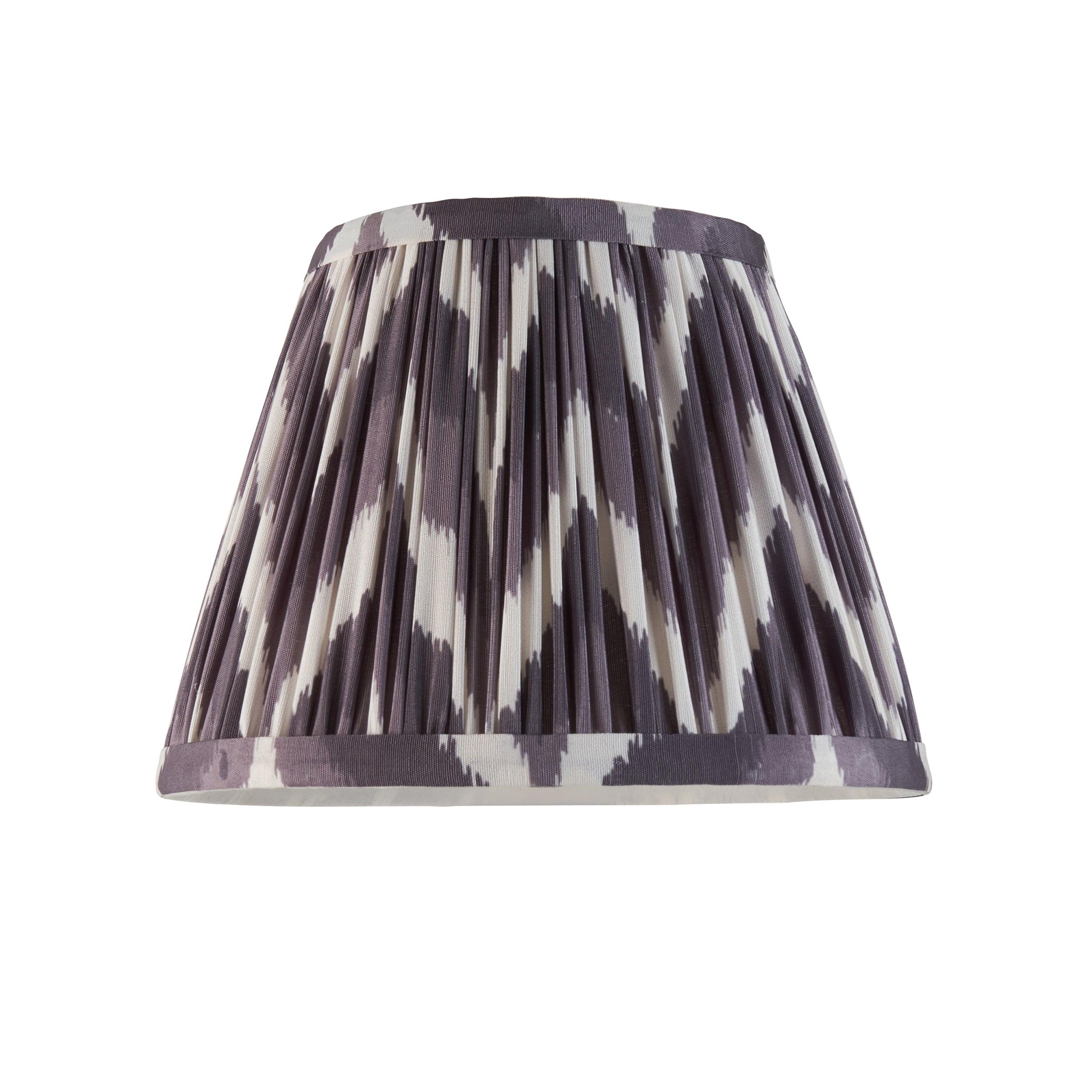 Higgledy Pink Table Lamp & Zigzag 20cm Pearl Grey Shade