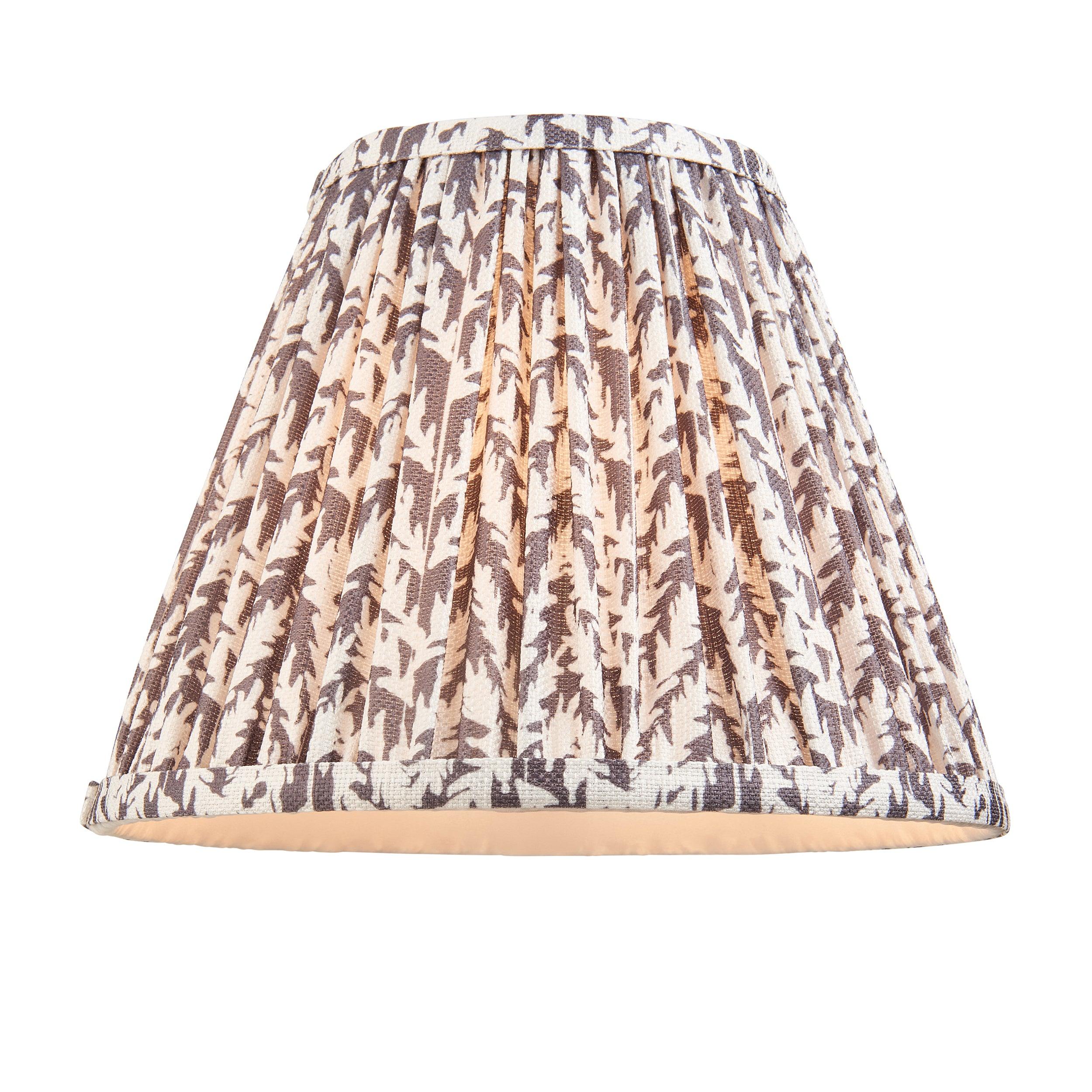 Bobble Ceramic Table & Leaf 25cm Pearl Grey Shade