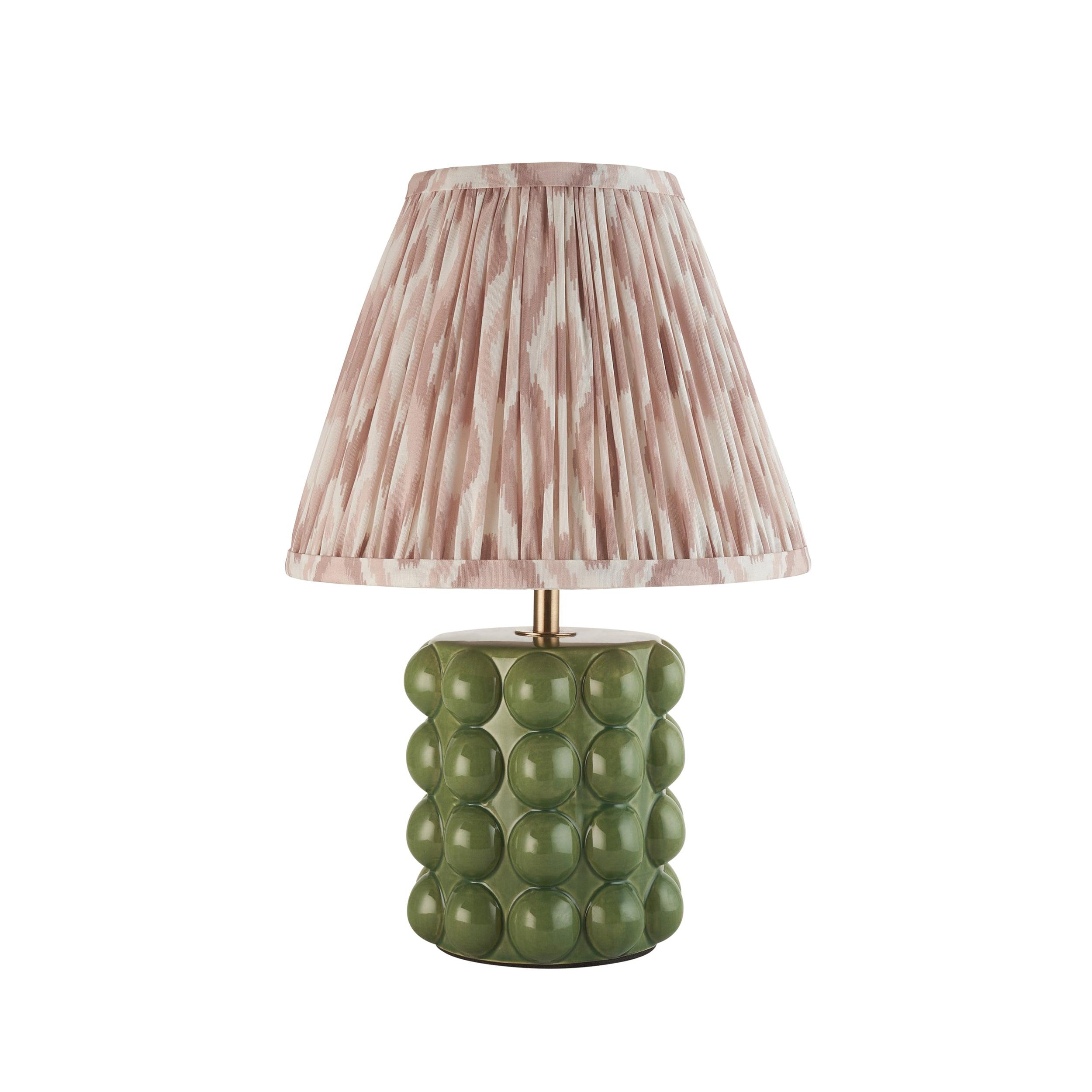 Bobble Ceramic Table & Ikat 25cm Neutral Shade