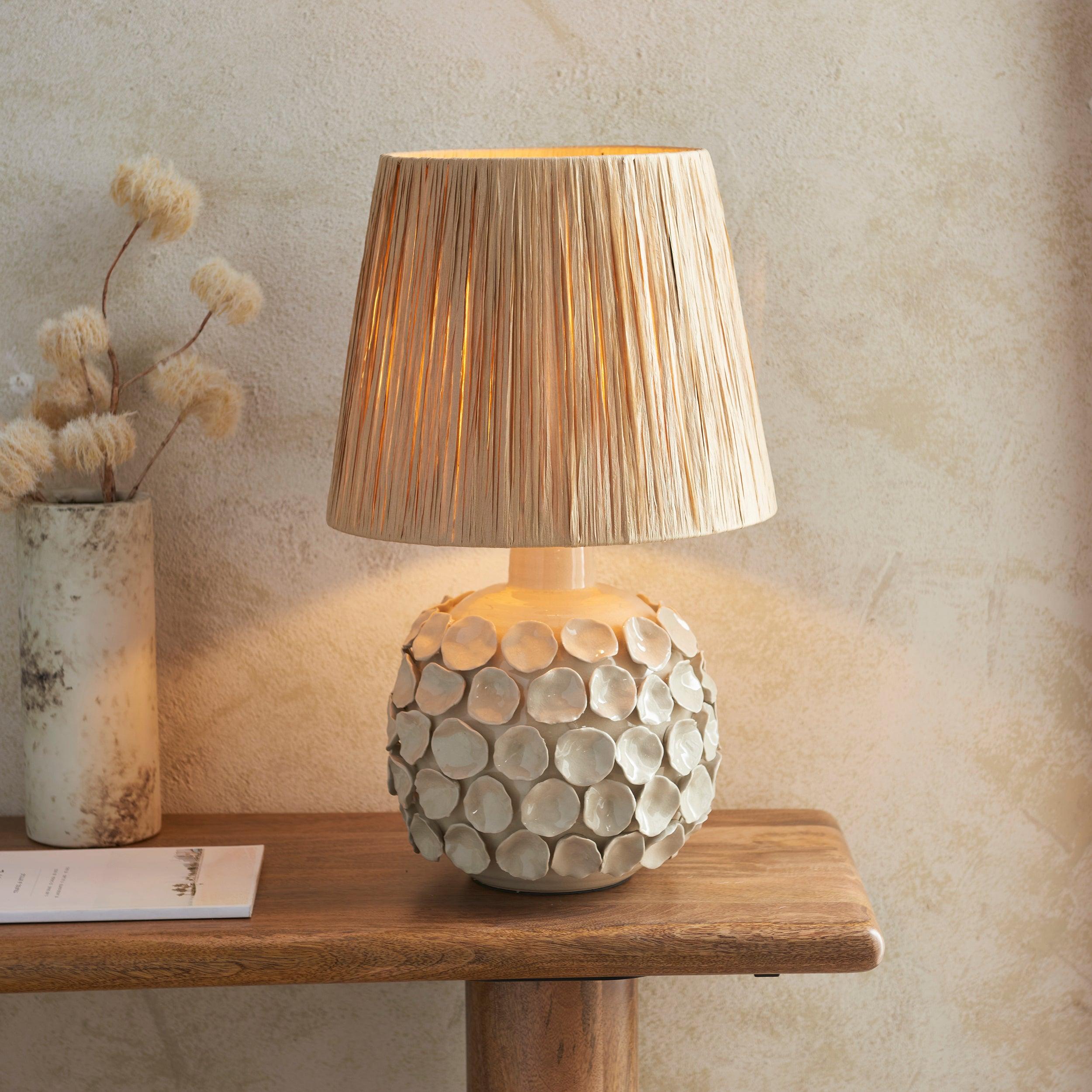 Borello & Raffia 32cm Natural Raffia Shade