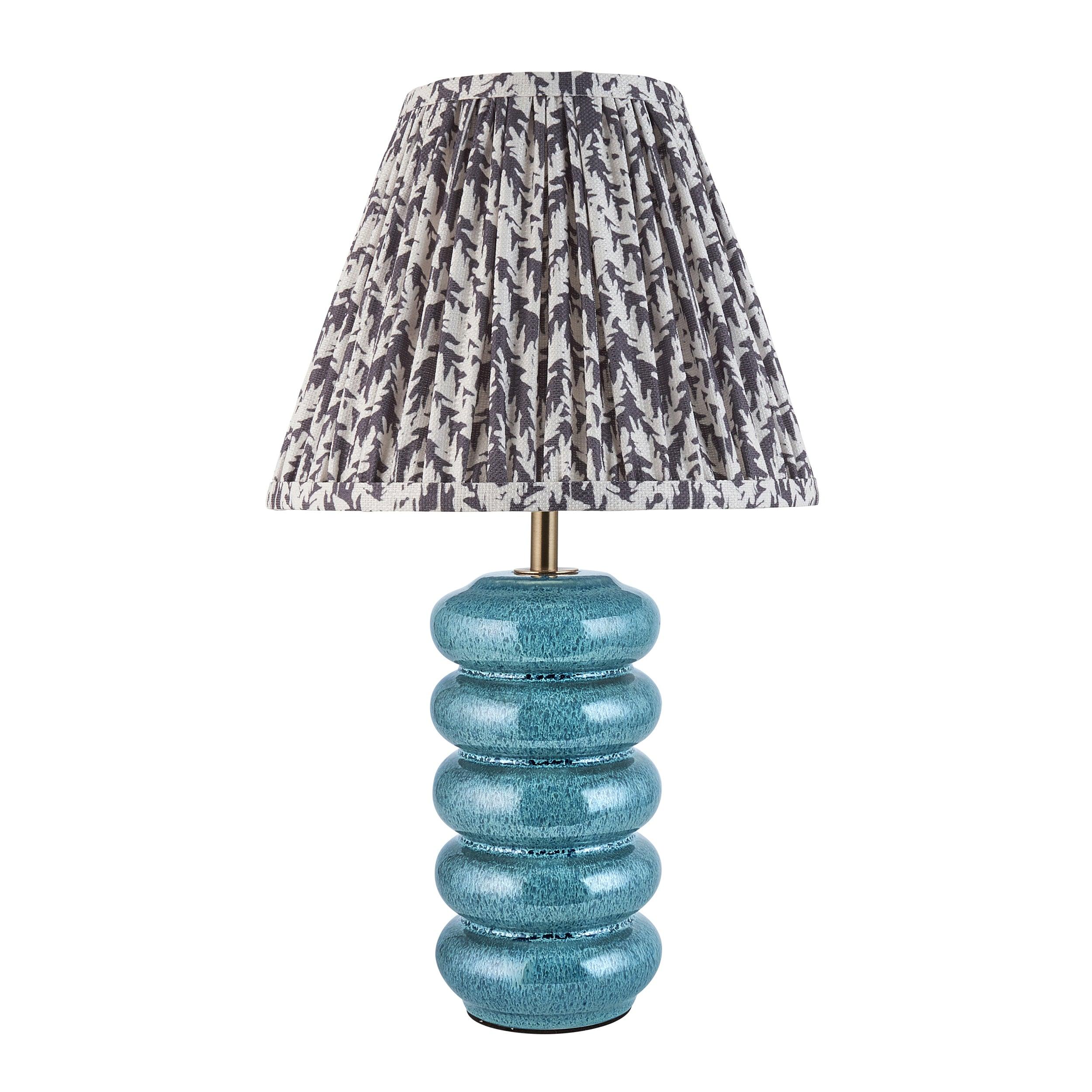 Squash Ceramic Table & Leaf 25cm Pearl Grey Shade