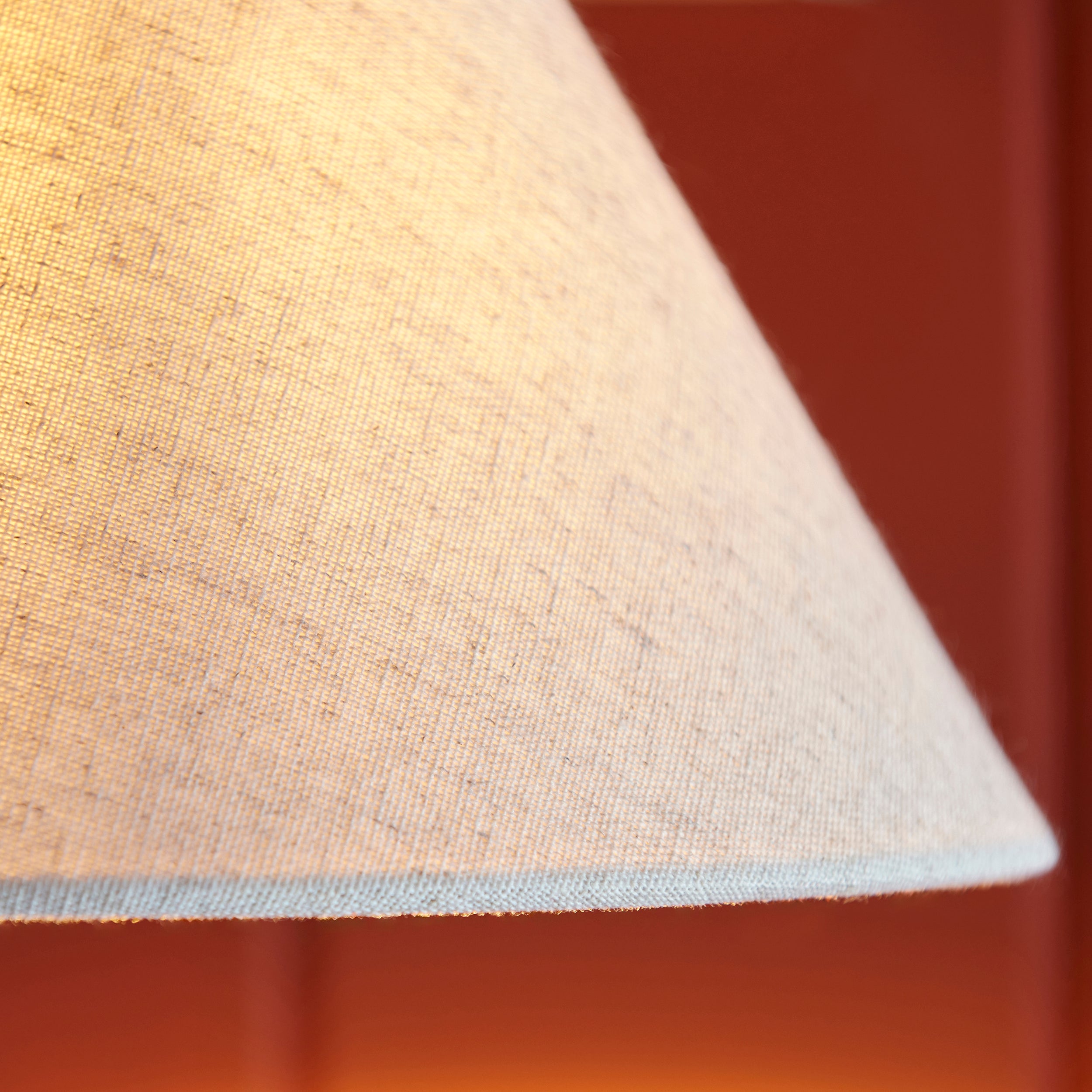 Knole Black Wall Light - Faux Fabric Shade