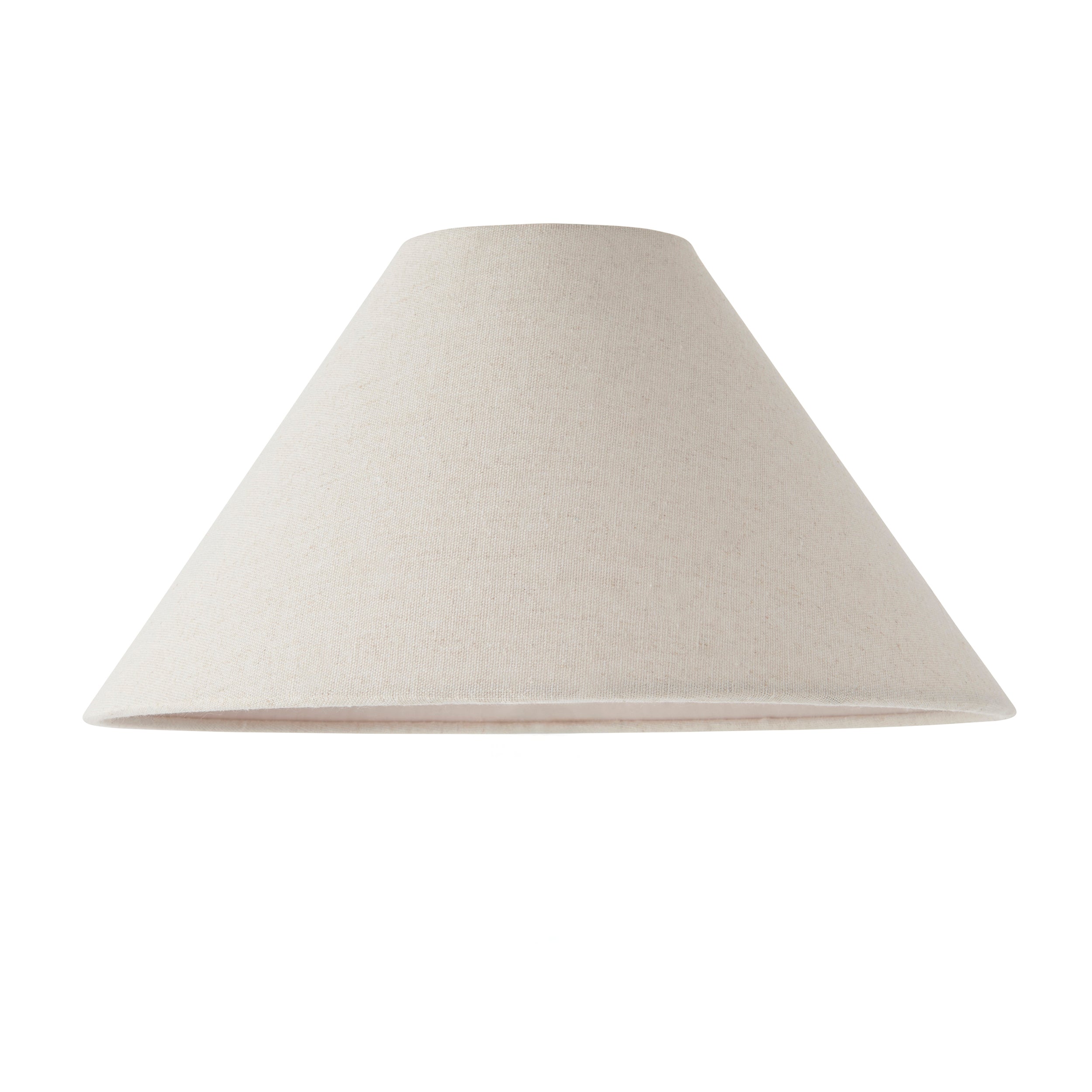 Avalon 31cm Faux Linen Tapered Shade 117533 by Endon Lighting