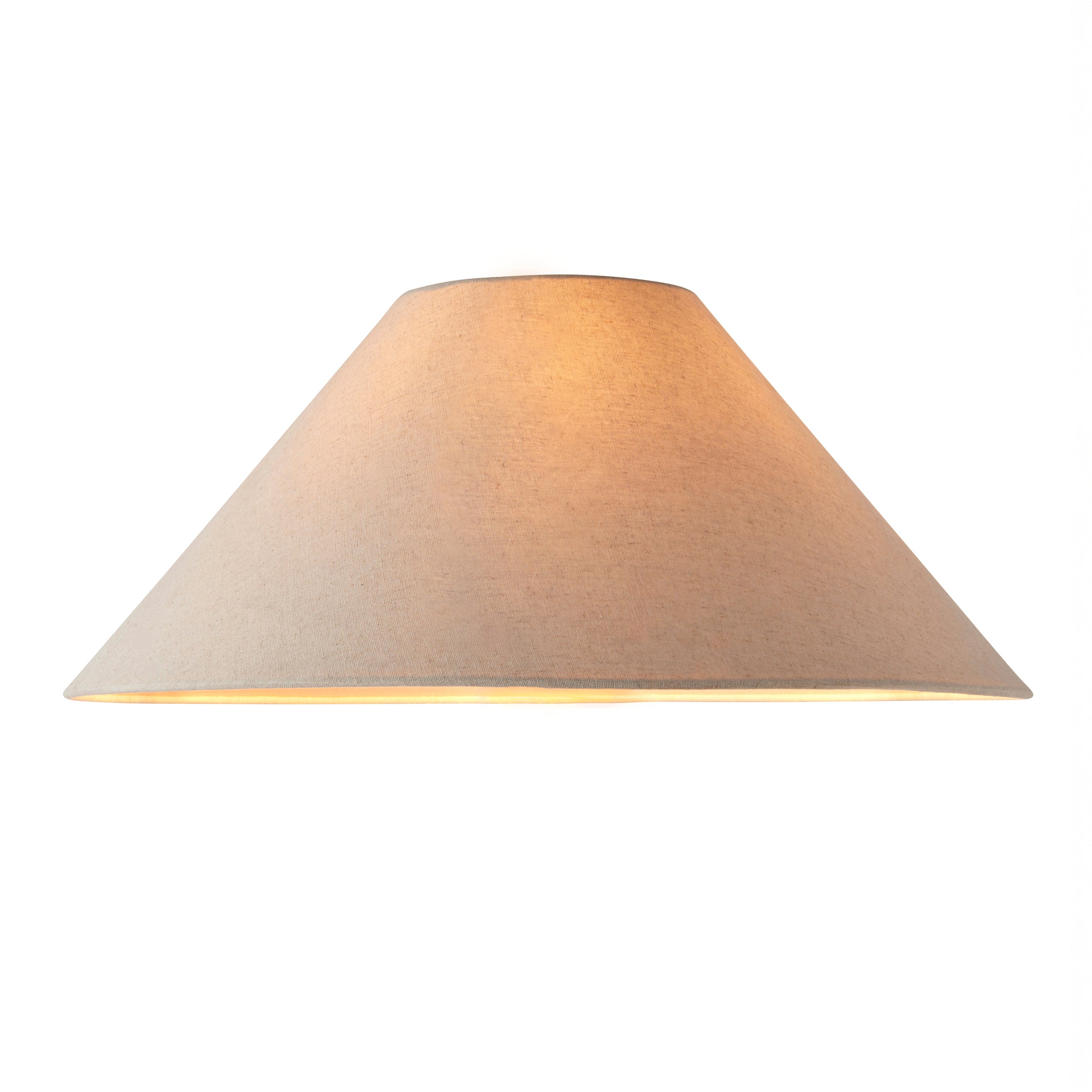 Avalon 52cm Faux Linen Tapered Shade