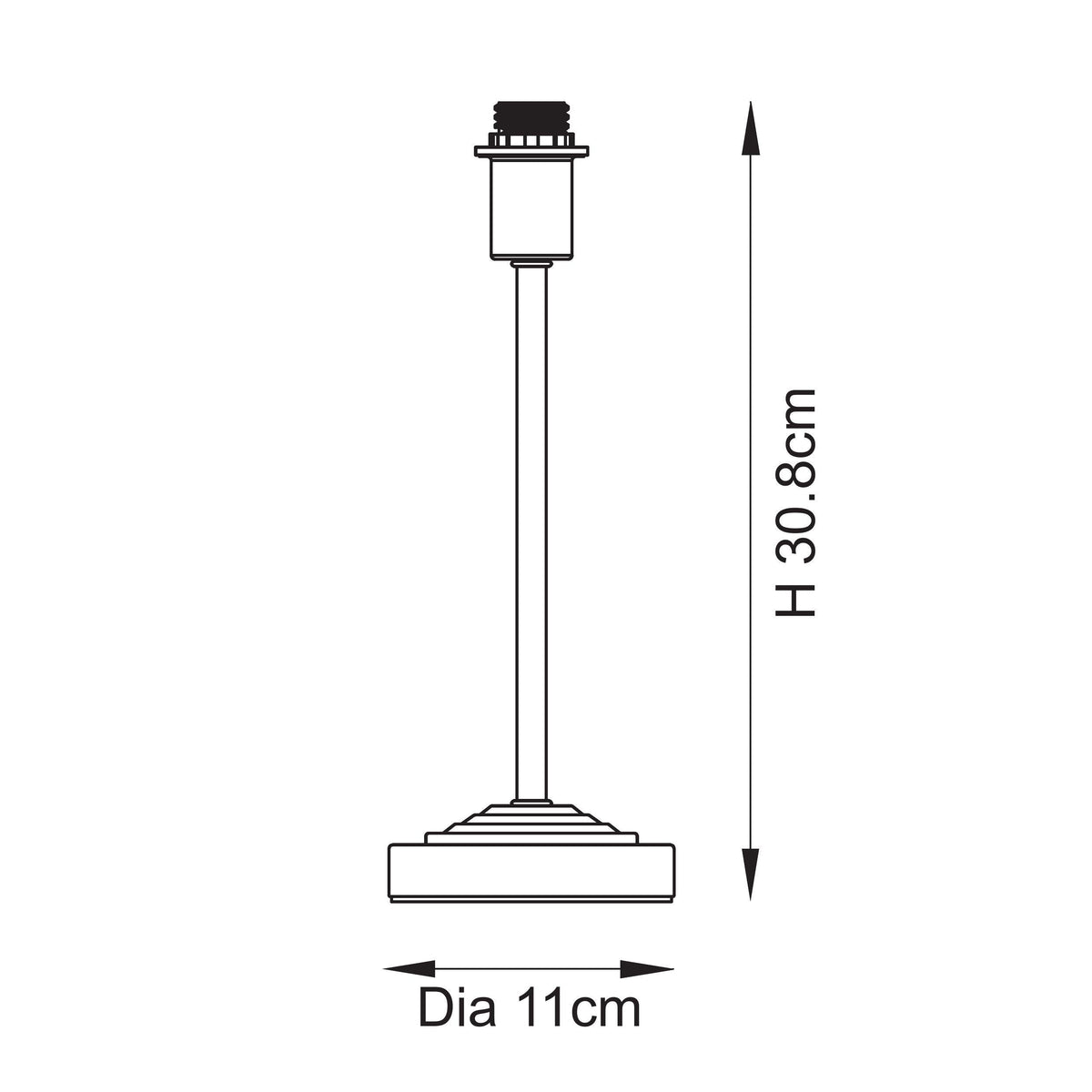 Rise Brass Table Base-OB-180926