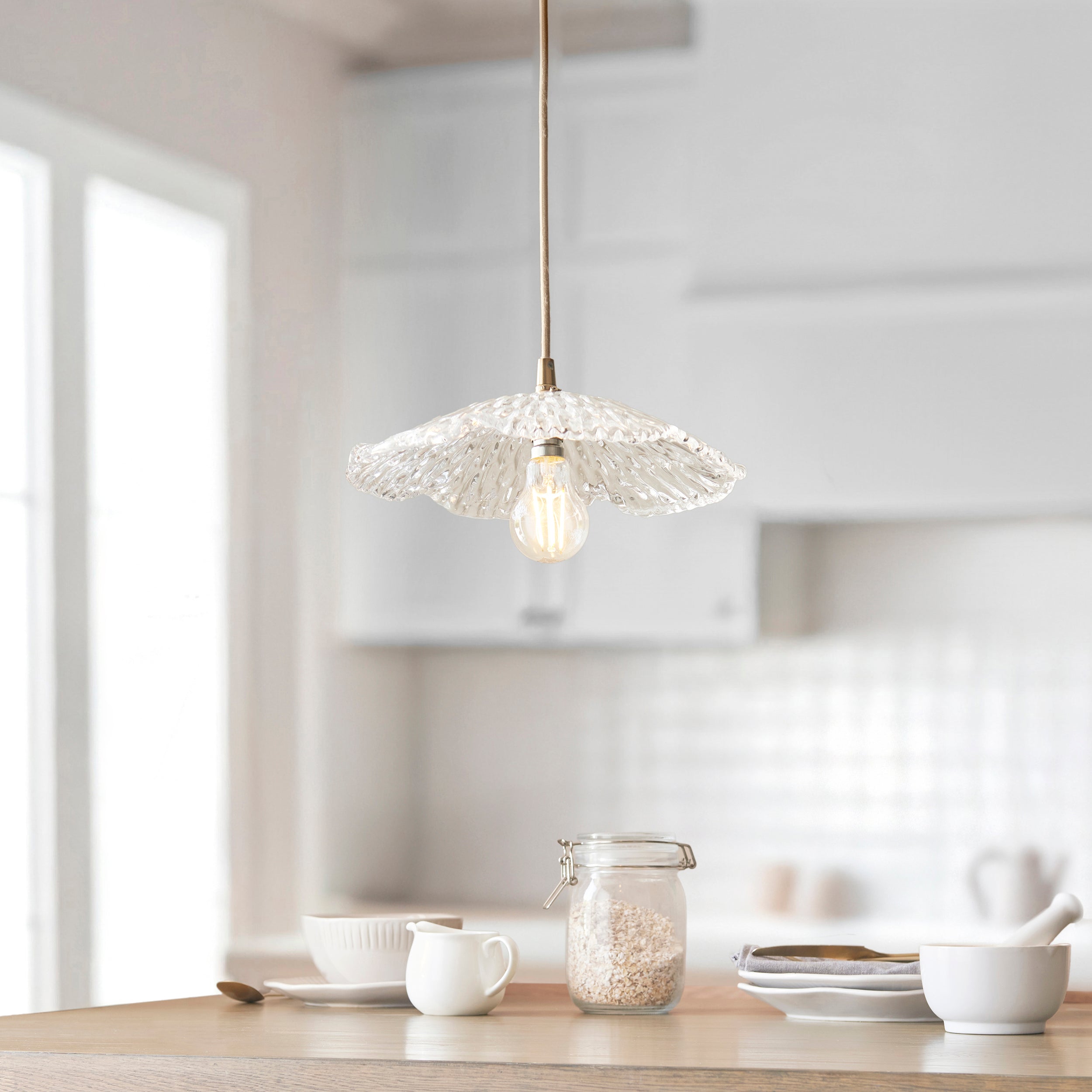Orchid Easyfit Glass Pendant (Shade Only)