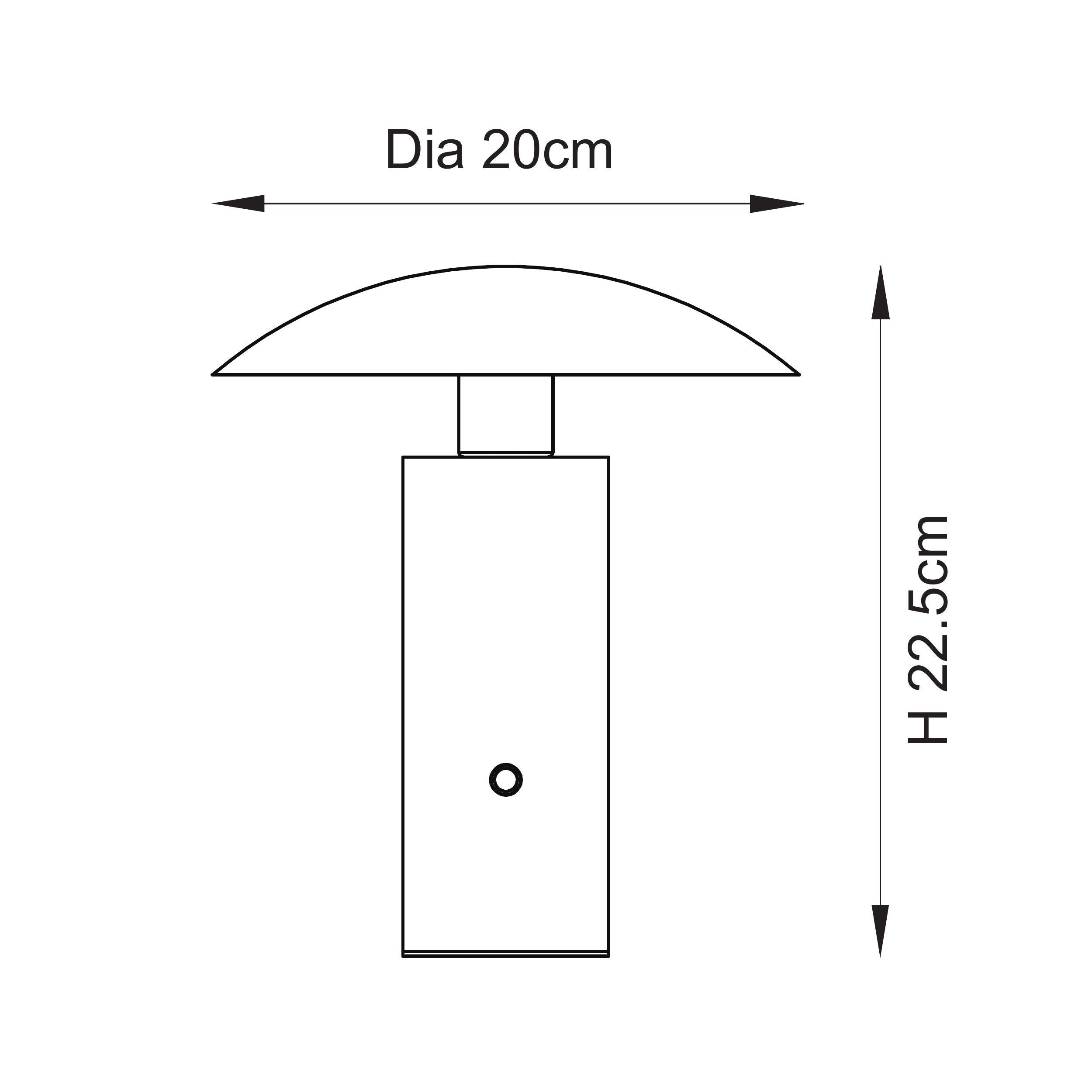 Sunset Gold Rechargeable Table Lamp