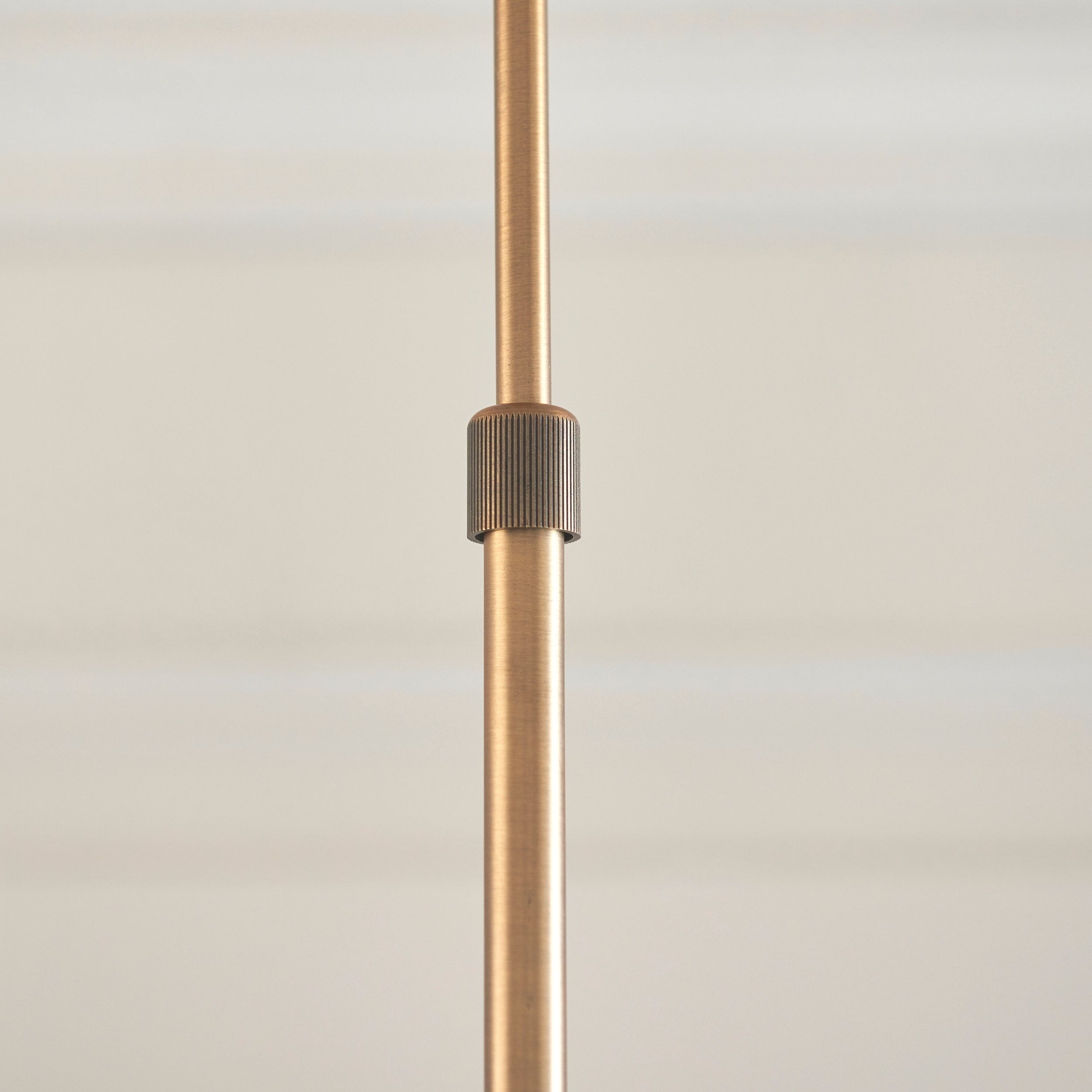 Hague 7 Light Brass Pendant - Glass Shades