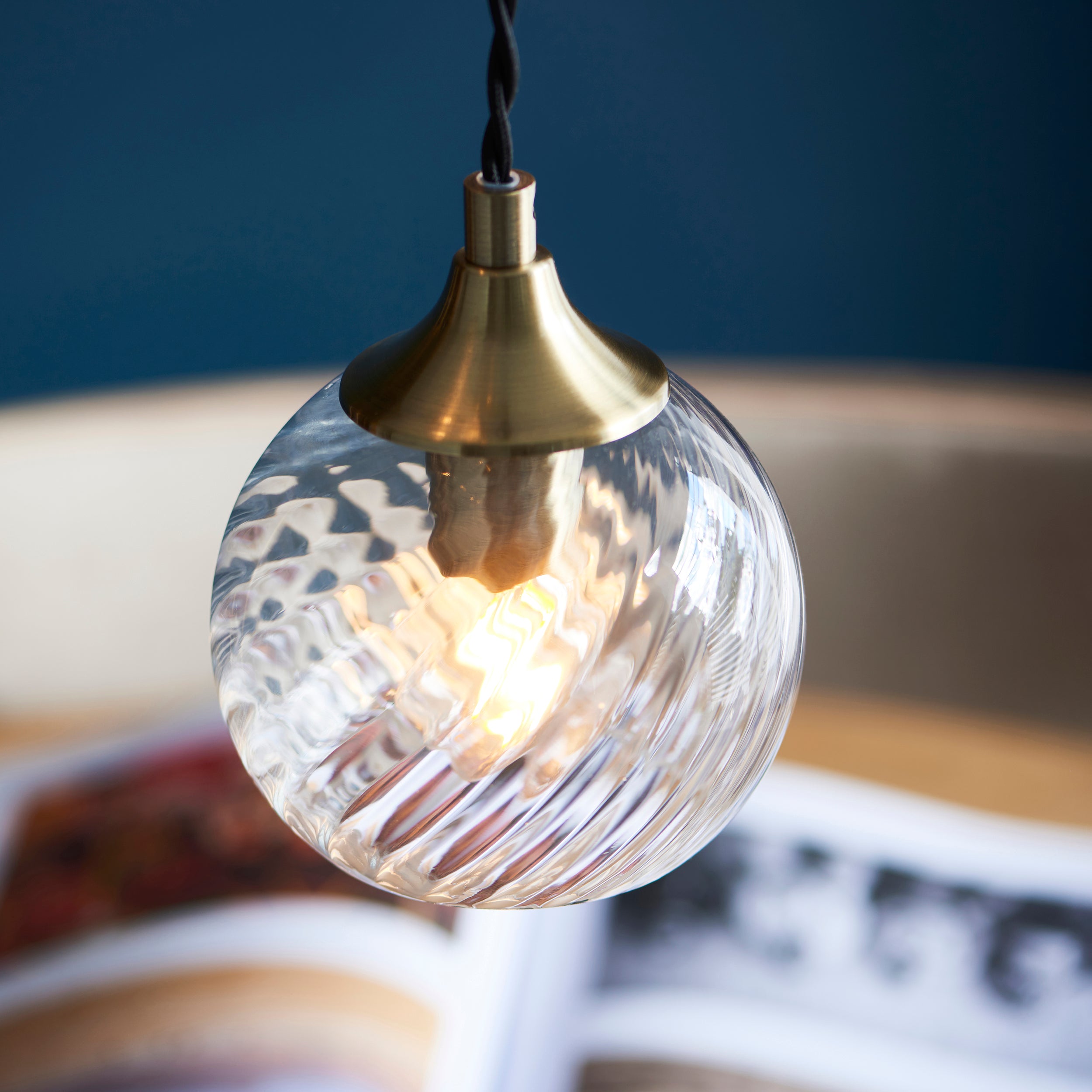 Allegra 5 Light Brass Pendant Cascade Ceiling Light