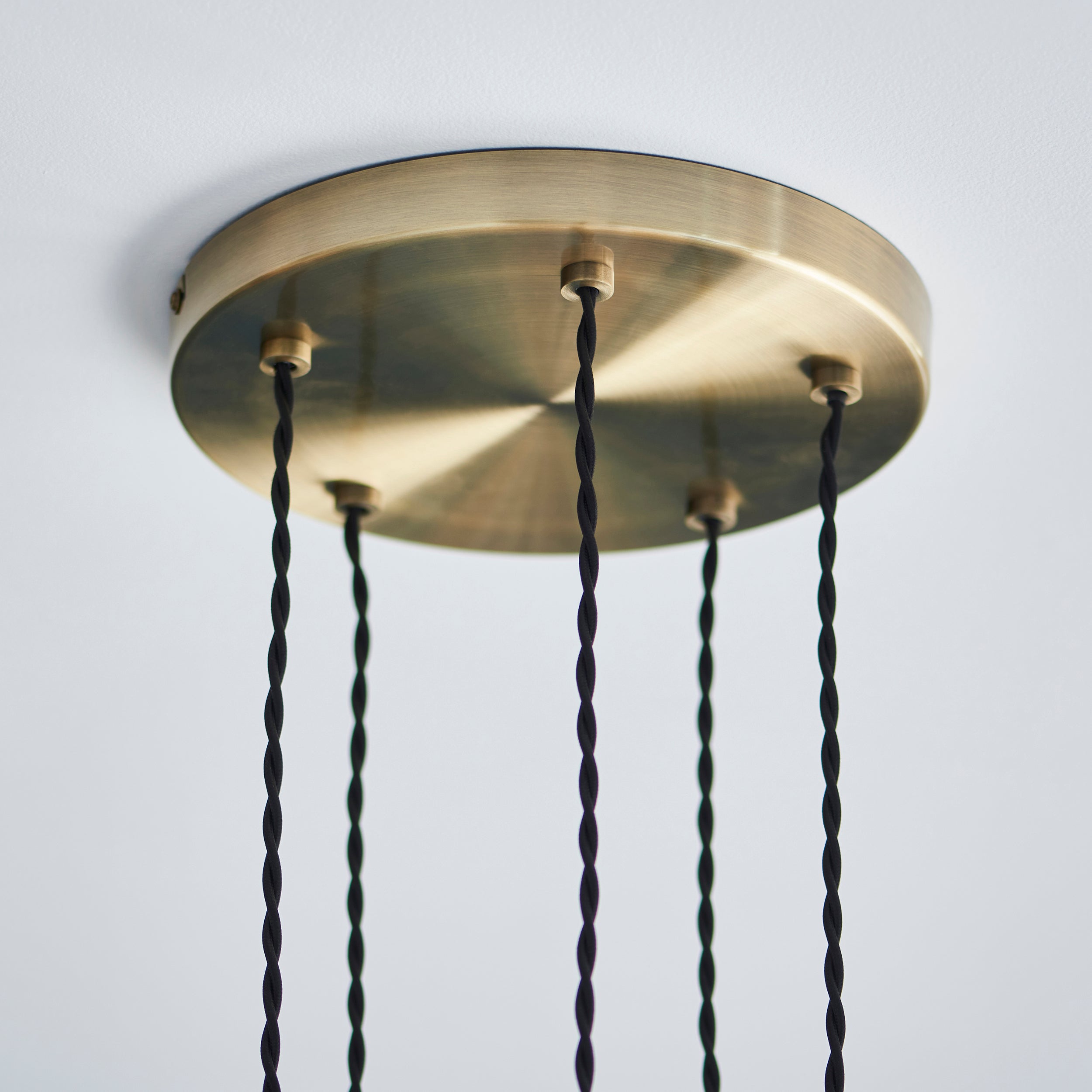 Allegra 5 Light Brass Pendant Cascade Ceiling Light