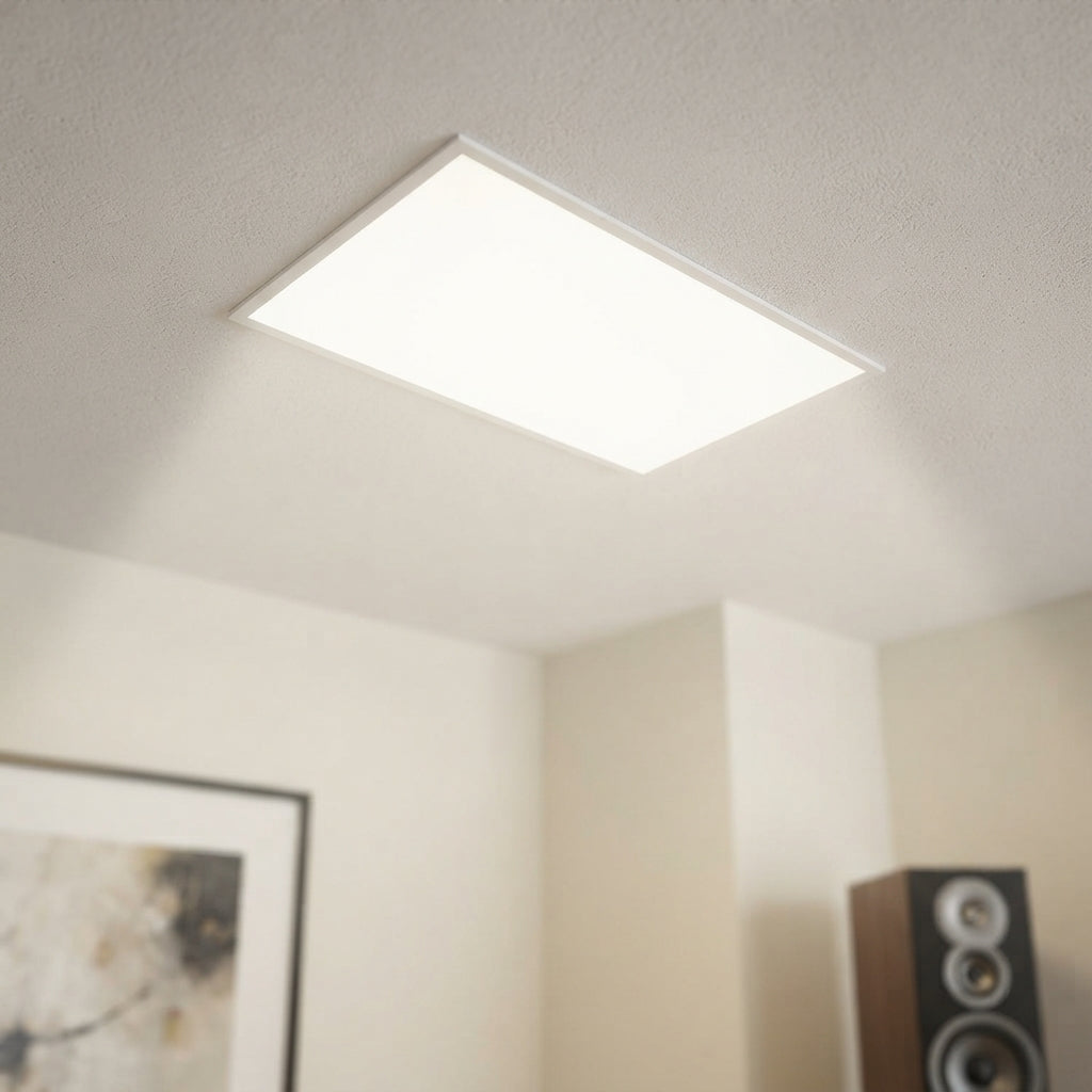 Stratus PRO 40W LED DayLight White BackLight Panel by Saxby Lighting — suits kitchens, living rooms & bedrooms