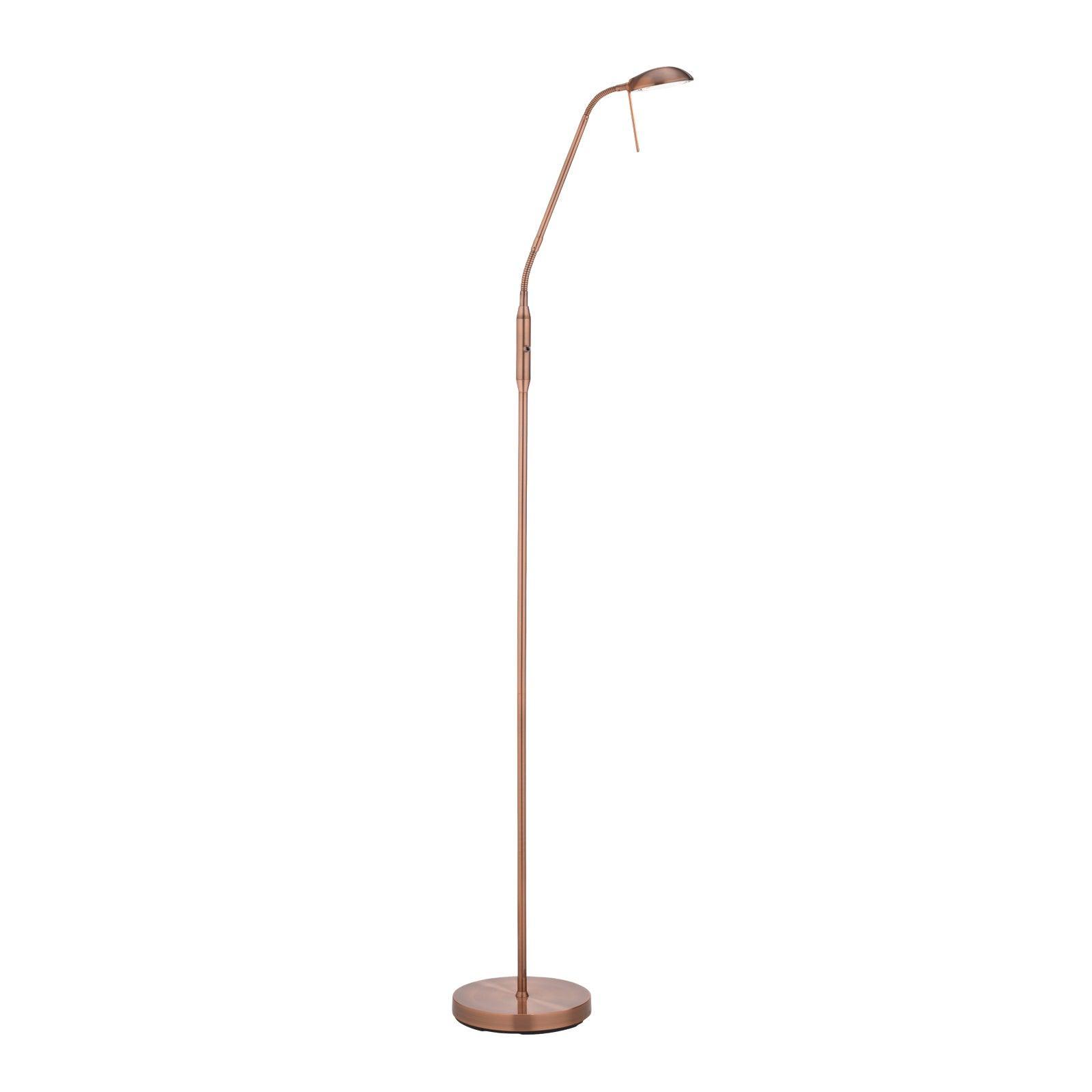 Metis Copper Floor Reading Lamp-WAREHOUSE-40-100226