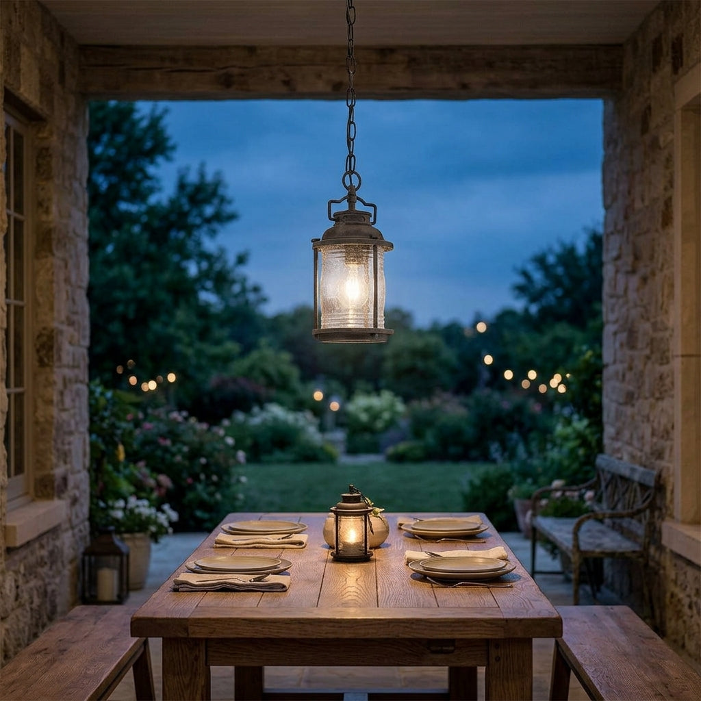 Kichler Ashland Bay 1 Light Zinc Outdoor Pendant