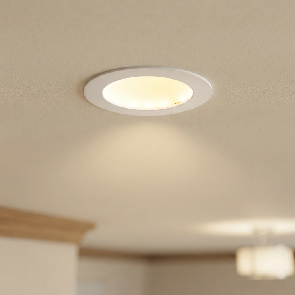 OrbitalPRO Bathroom Recessed Ceiling Light CCT IP65 by Saxby Lighting — suits kitchens, living rooms & bedrooms
