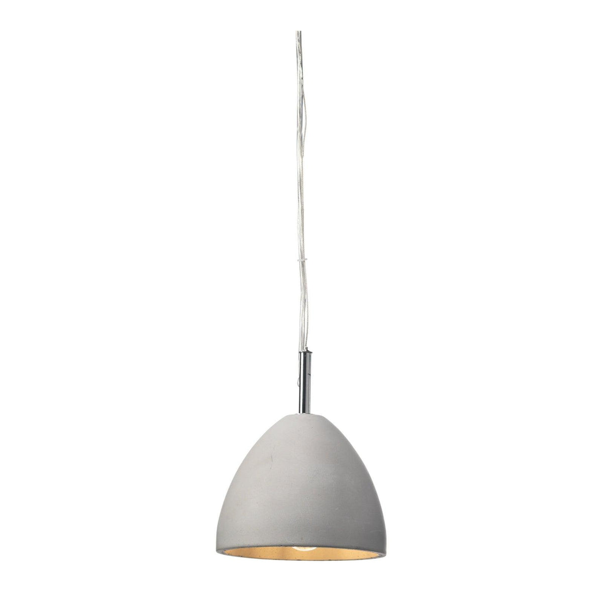 Oaks Lighting Morgen Grey Concrete Pendant-warehouse-180926