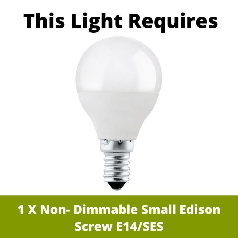 Endon Rennes Brass Wall Light Fitting (Without Shade)-OPEN-BOX-BSL-200826