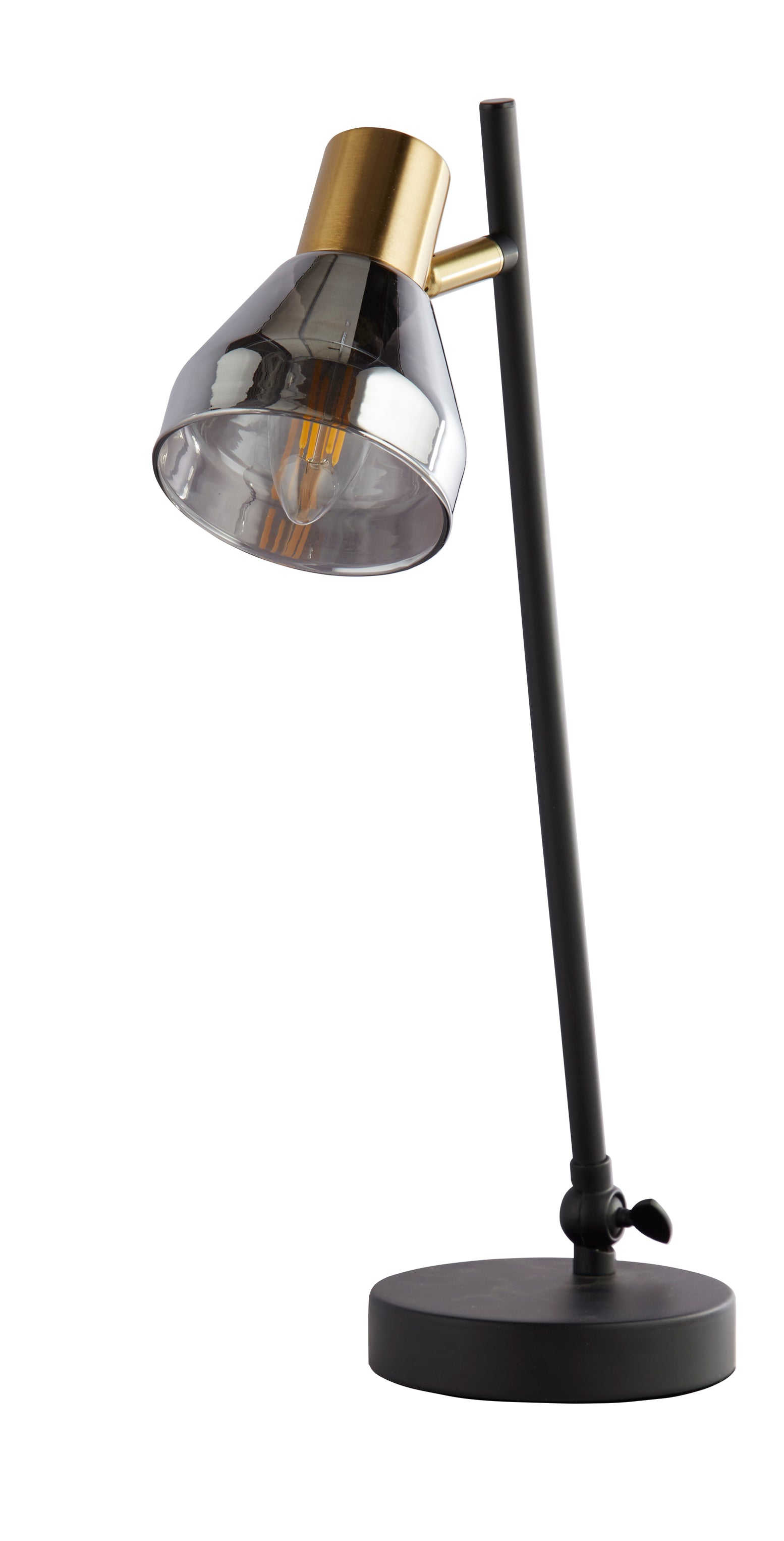 Searchlight Westminster Black & Brass Table Lamp