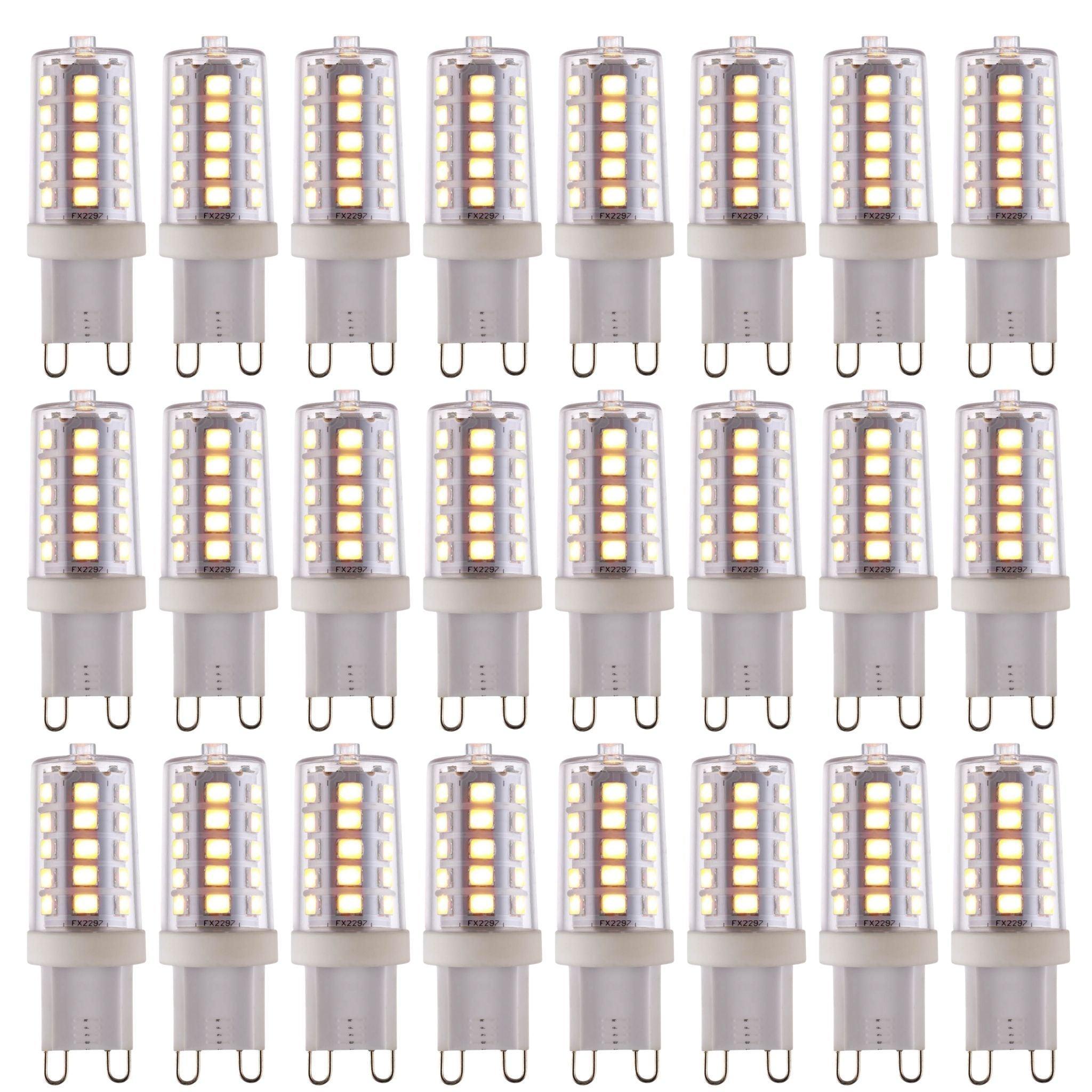 24 X G9 LED SMD Dimmable Light Bulb 3.7W Warm White