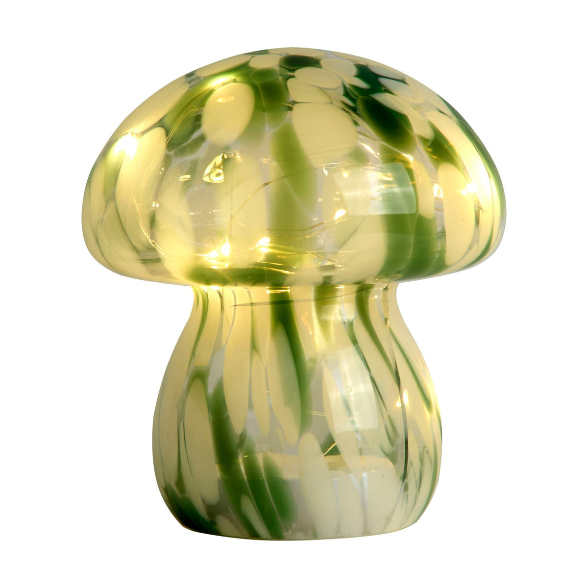 Amelia, Green & White Glazed, Table Lamp - Integrated LED-warehouse-091026