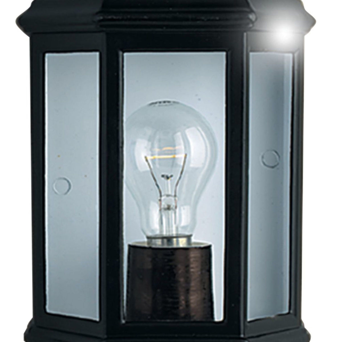 Searchlight Maine Black Outdoor Wall Light - IP44-warehouse-180926