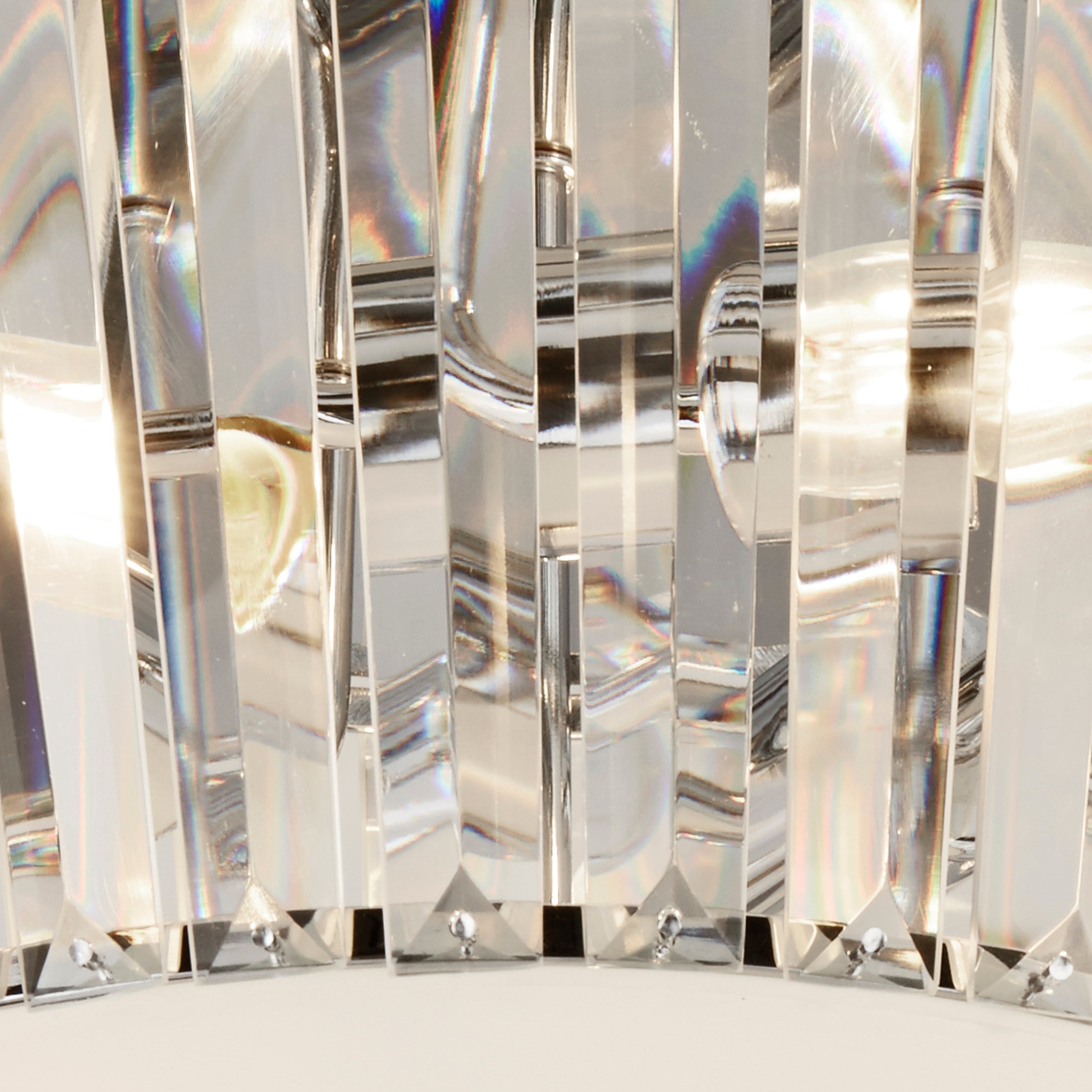 Searchlight Tiara 3 Chrome Flush Ceiling Light
