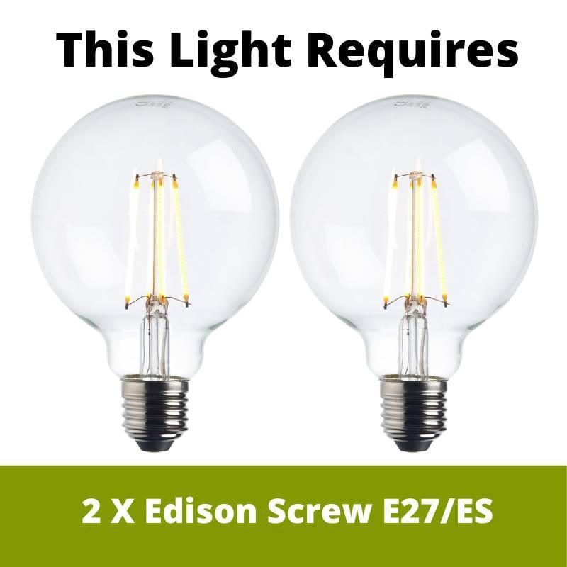 woody 2 light black and ash wood floor lamp by searchlight lighting, LED Lamp Bulb Guide