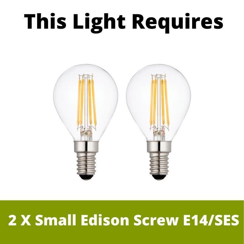 Eglo Corato Sand & White Glass 2 Light Bar Spotlight