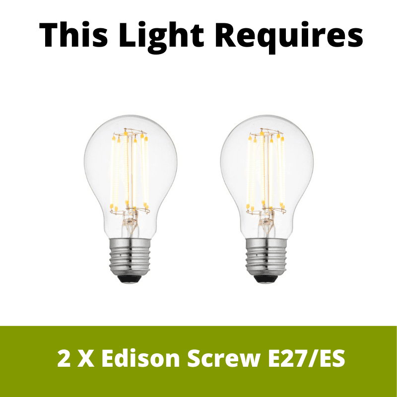 wicker 2 light black rope effect wall light by searchlight lighting, LED Lamp Bulb Guide