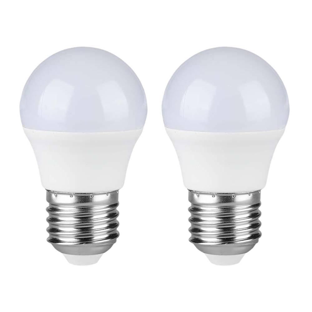 2 x E27 LED 4.5W Non-Dimmable Lamp/Bulb (40W Equivalent)
