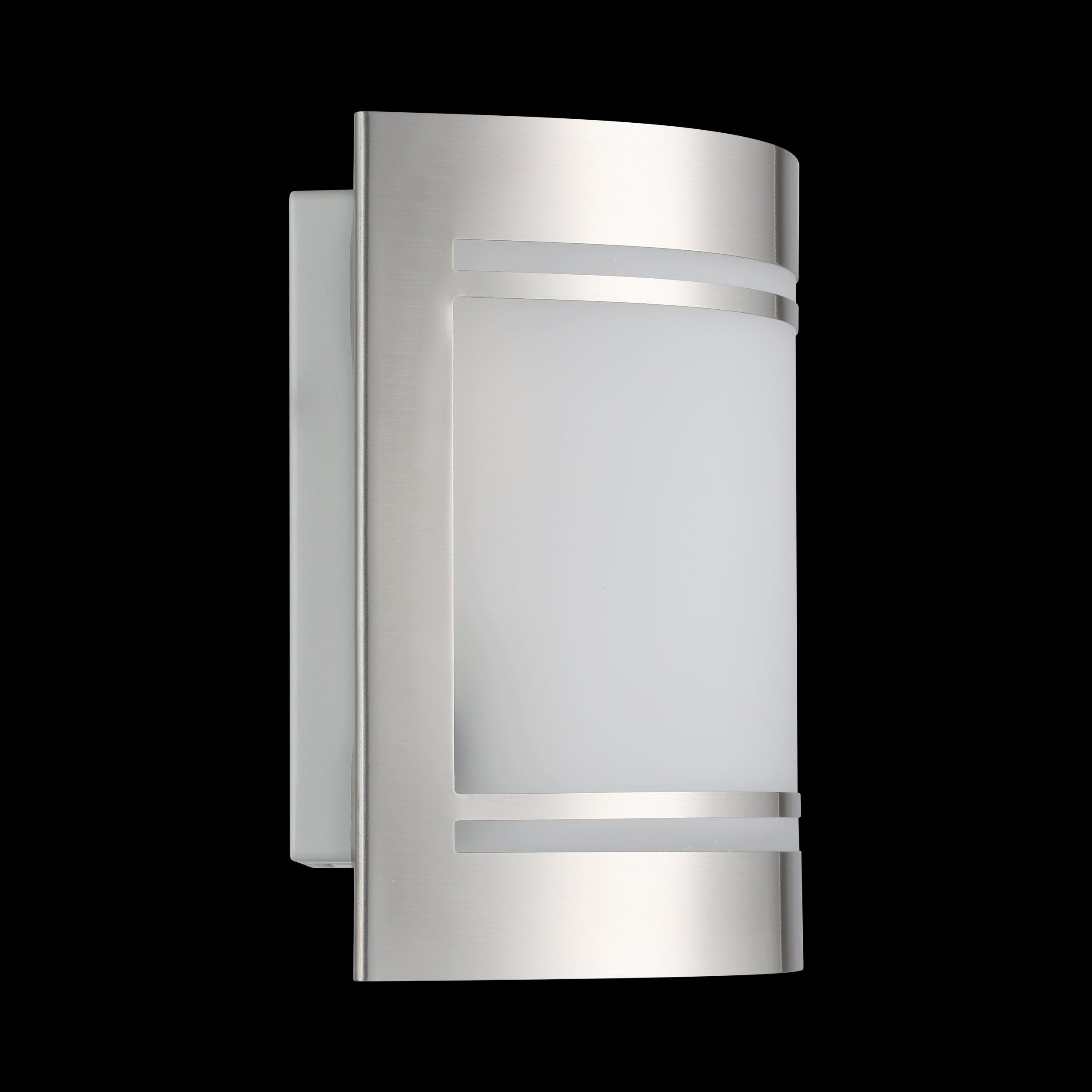 Eglo Cerno Stainless Steel Curved Outdoor Wall Light-warehouse-40