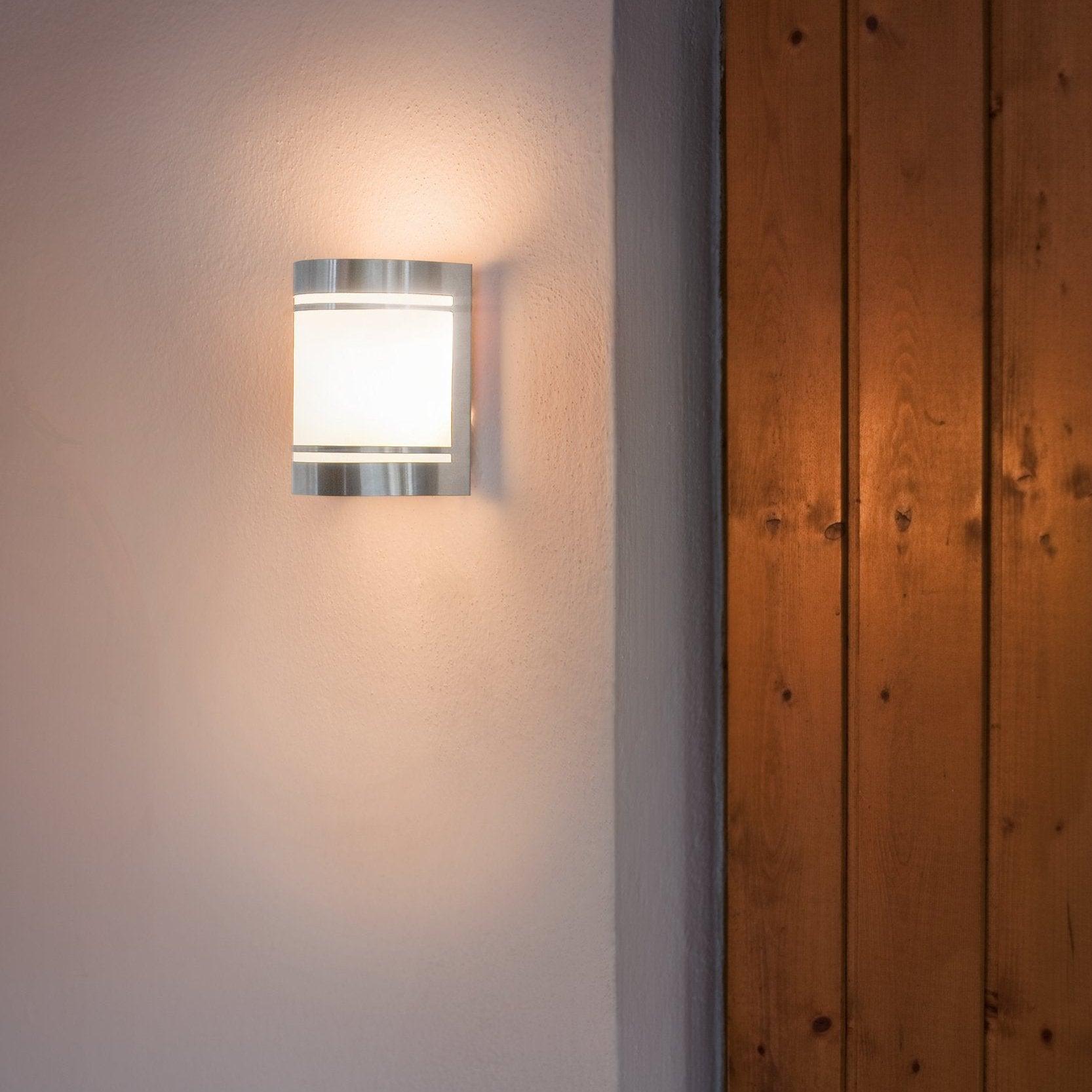 Eglo Cerno Stainless Steel Curved Outdoor Wall Light-warehouse-40