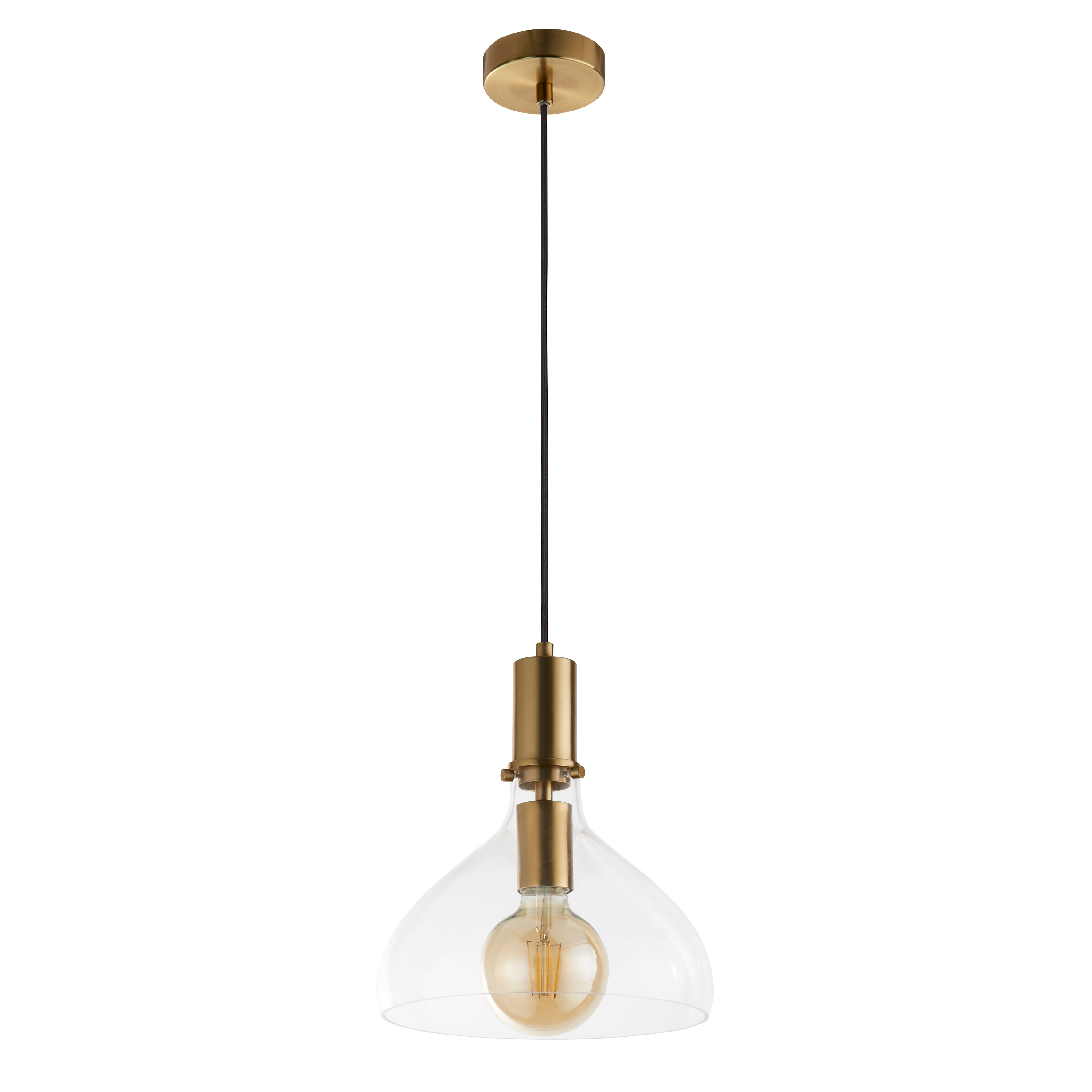 Searchlight Margarita Brass Pendant