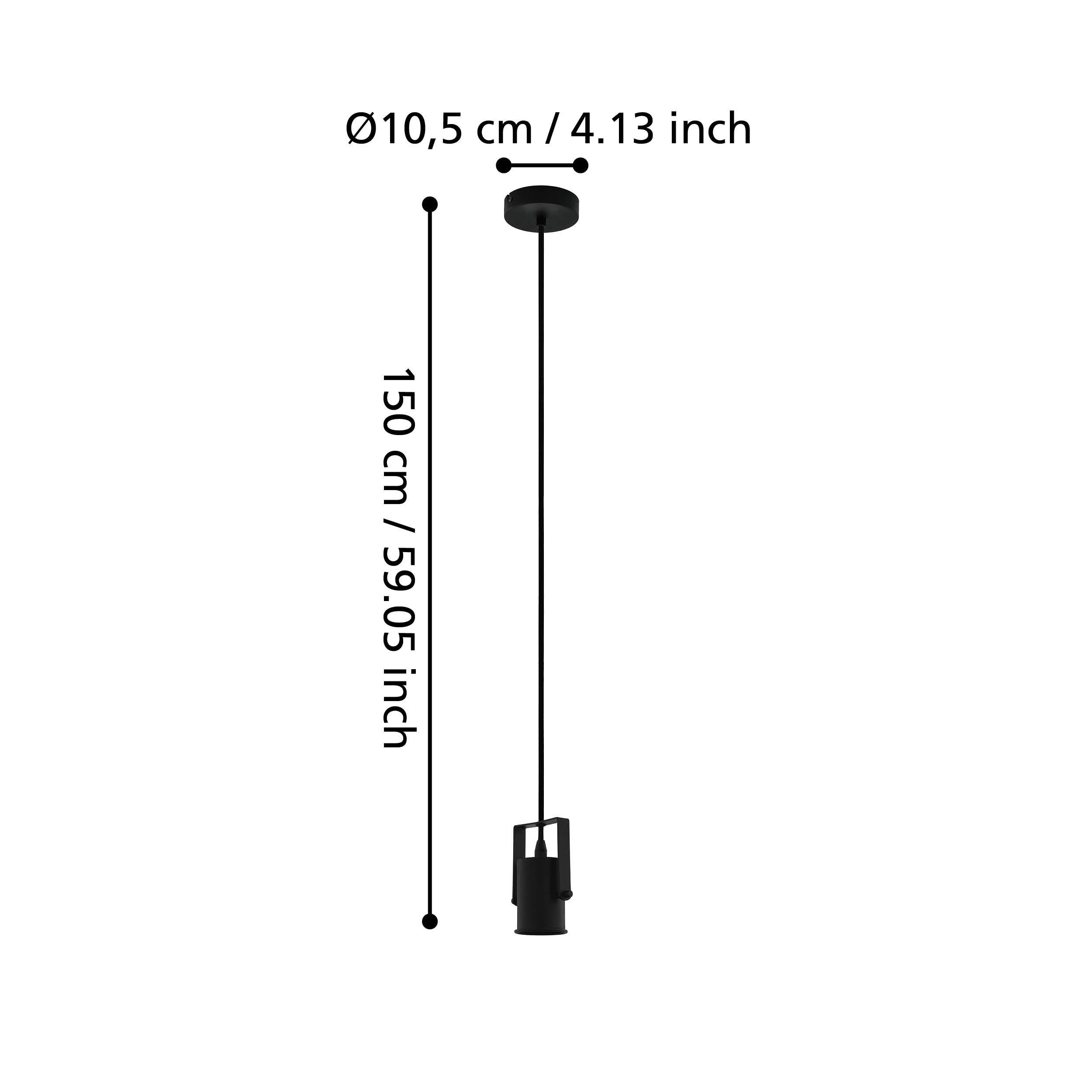 eglo calari black metal ceiling pendant light kitchen lighting