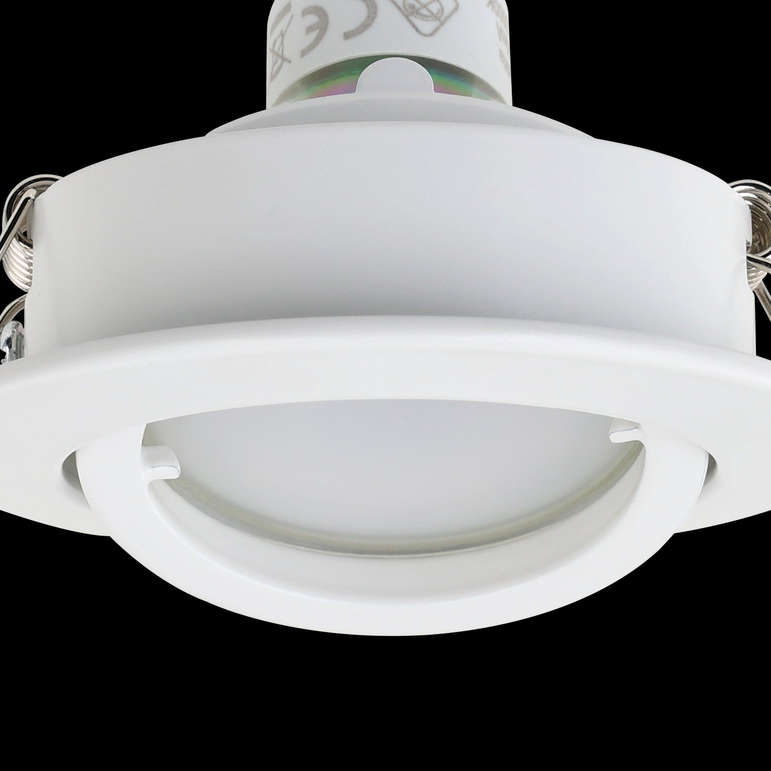 eglo tedo set of 3 white recessed downlights kitchen lighting