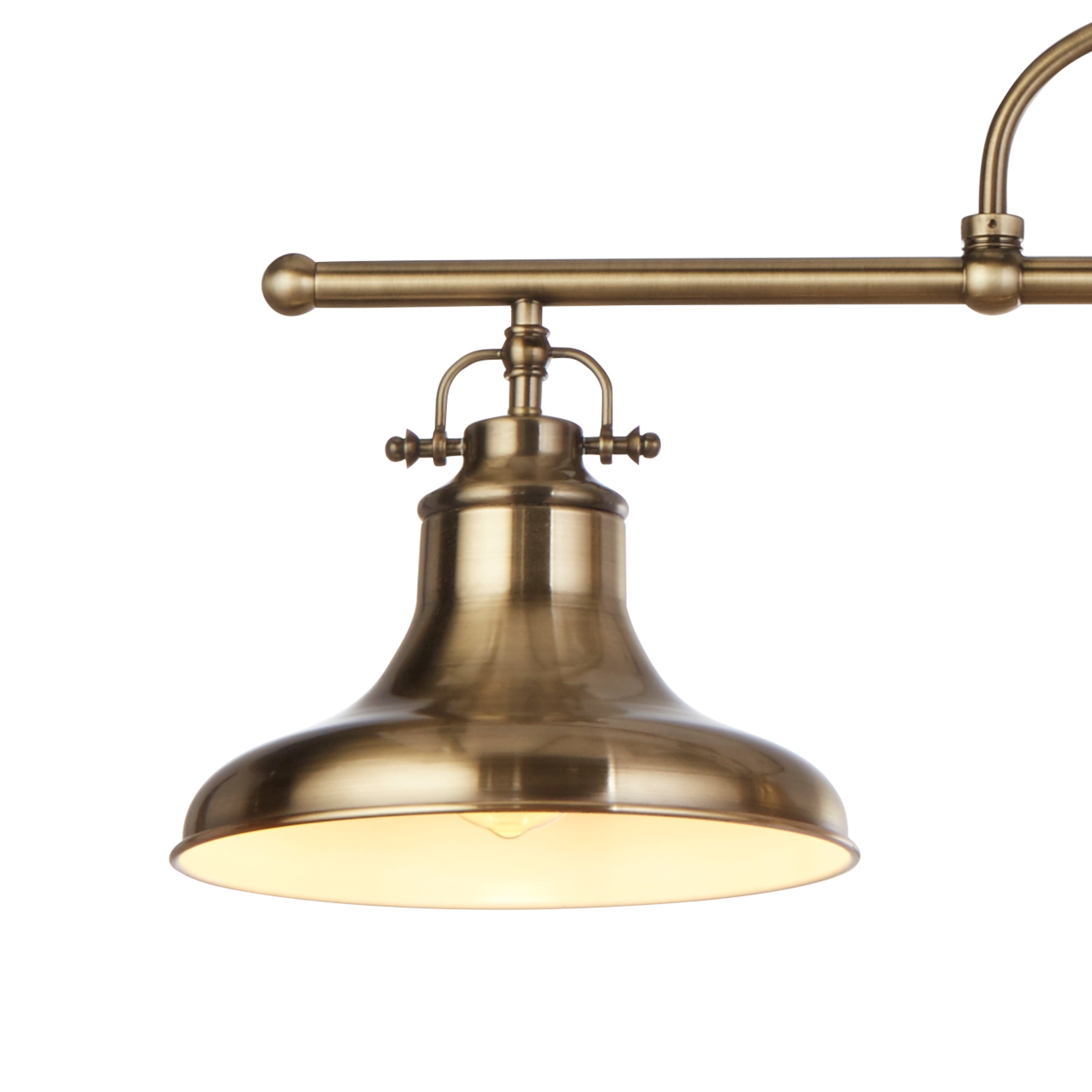 Searchlight Dallas 3 Light Brass Bar Pendant
